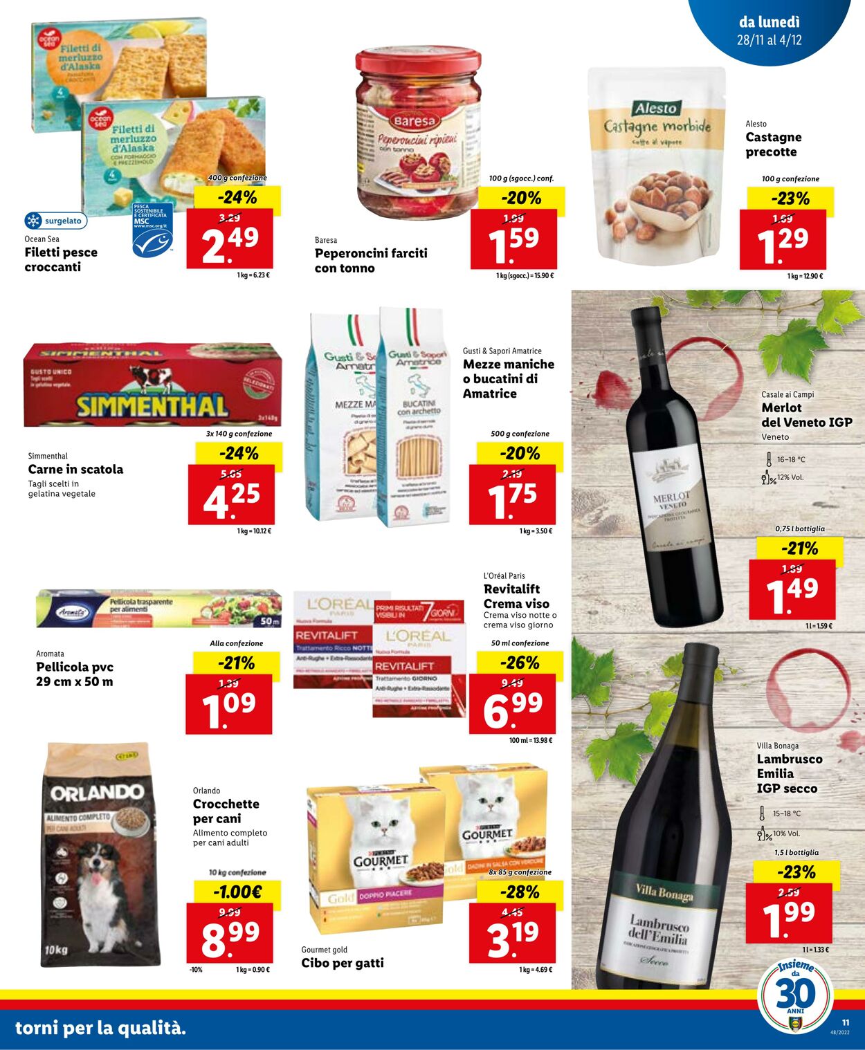 Volantino Lidl 28.11.2022 - 04.12.2022