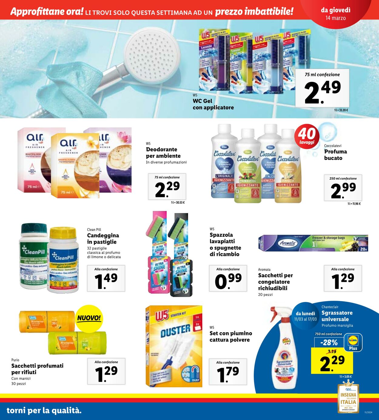 Volantino Lidl 11.03.2024 - 17.03.2024