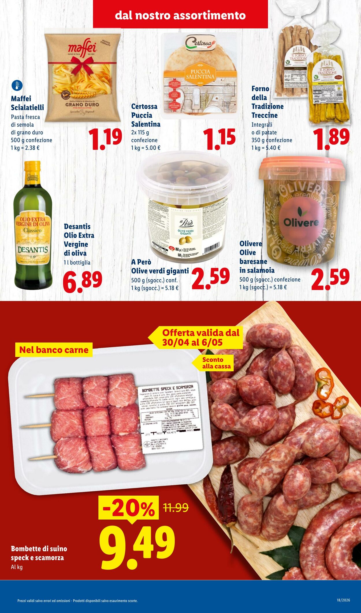 Volantino Lidl 26.04.2026 - 04.05.2026