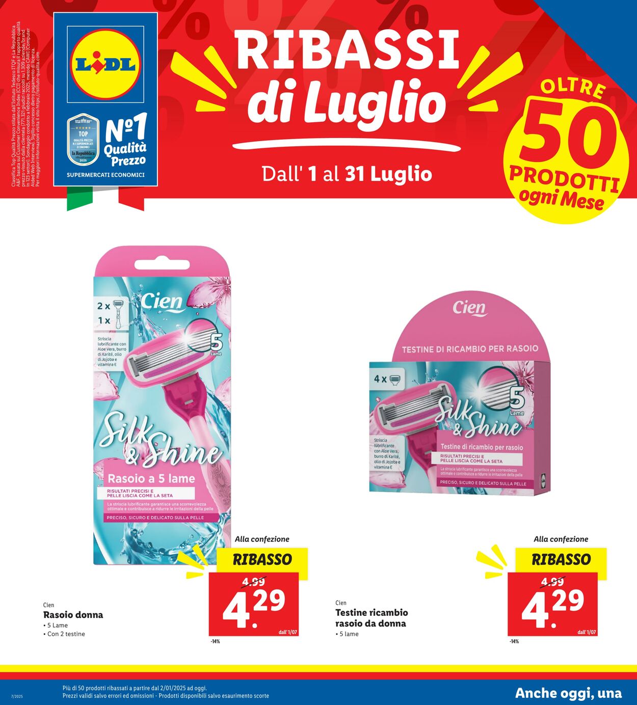 Volantino Lidl 01.07.2025 - 31.07.2025