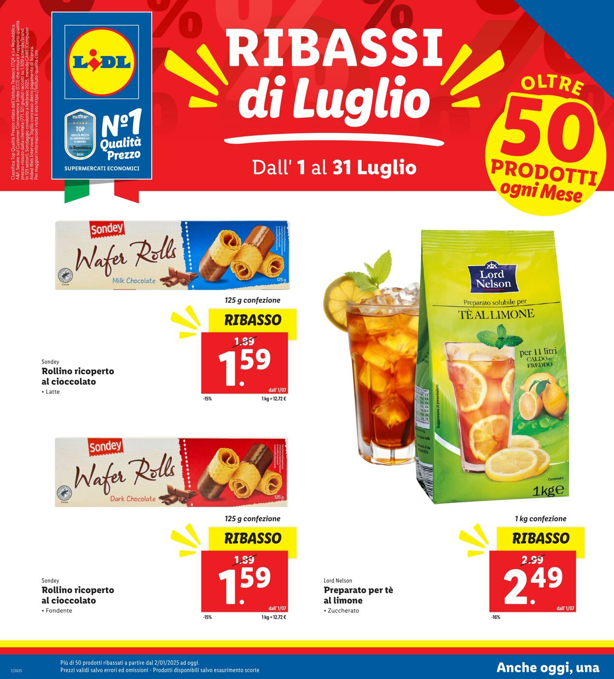 Volantino Lidl 01.07.2025 - 31.07.2025