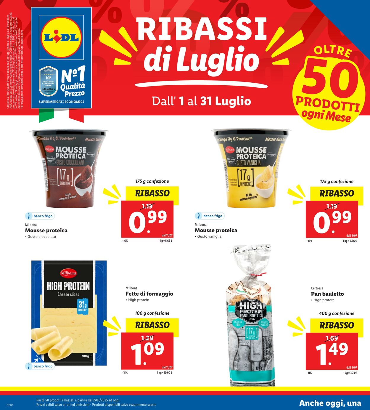 Volantino Lidl 01.07.2025 - 31.07.2025