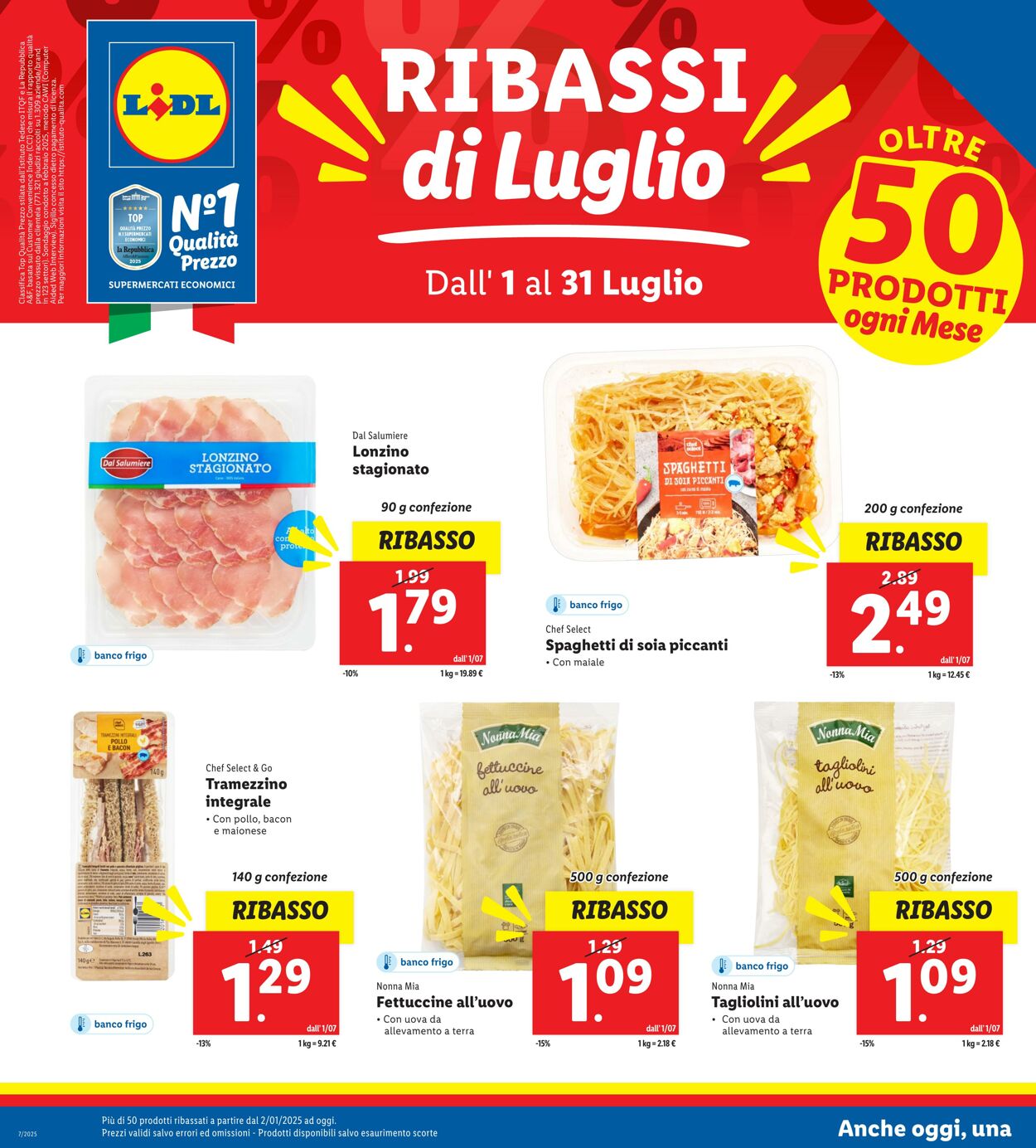 Volantino Lidl 01.07.2025 - 31.07.2025