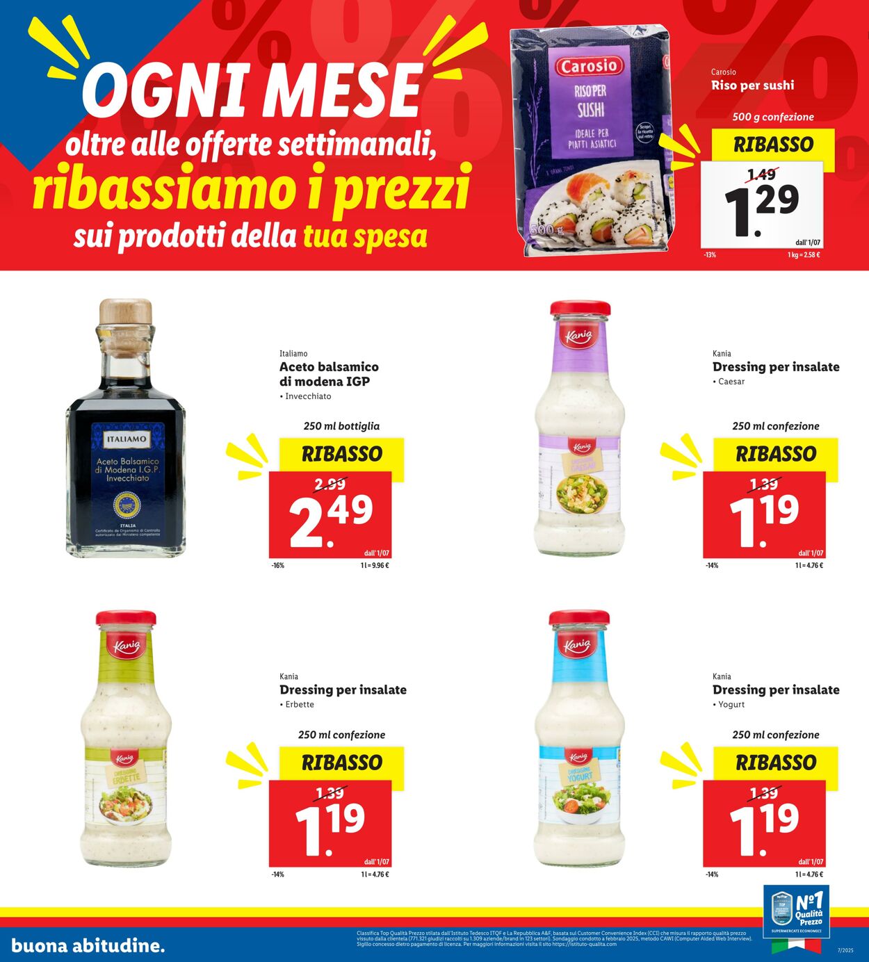Volantino Lidl 01.07.2025 - 31.07.2025
