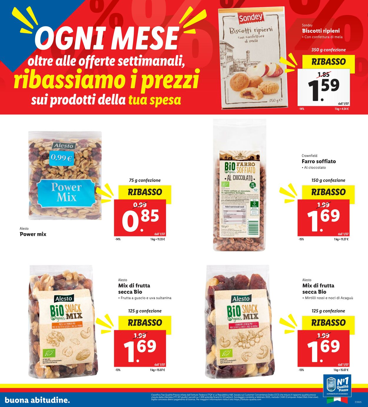 Volantino Lidl 01.07.2025 - 31.07.2025