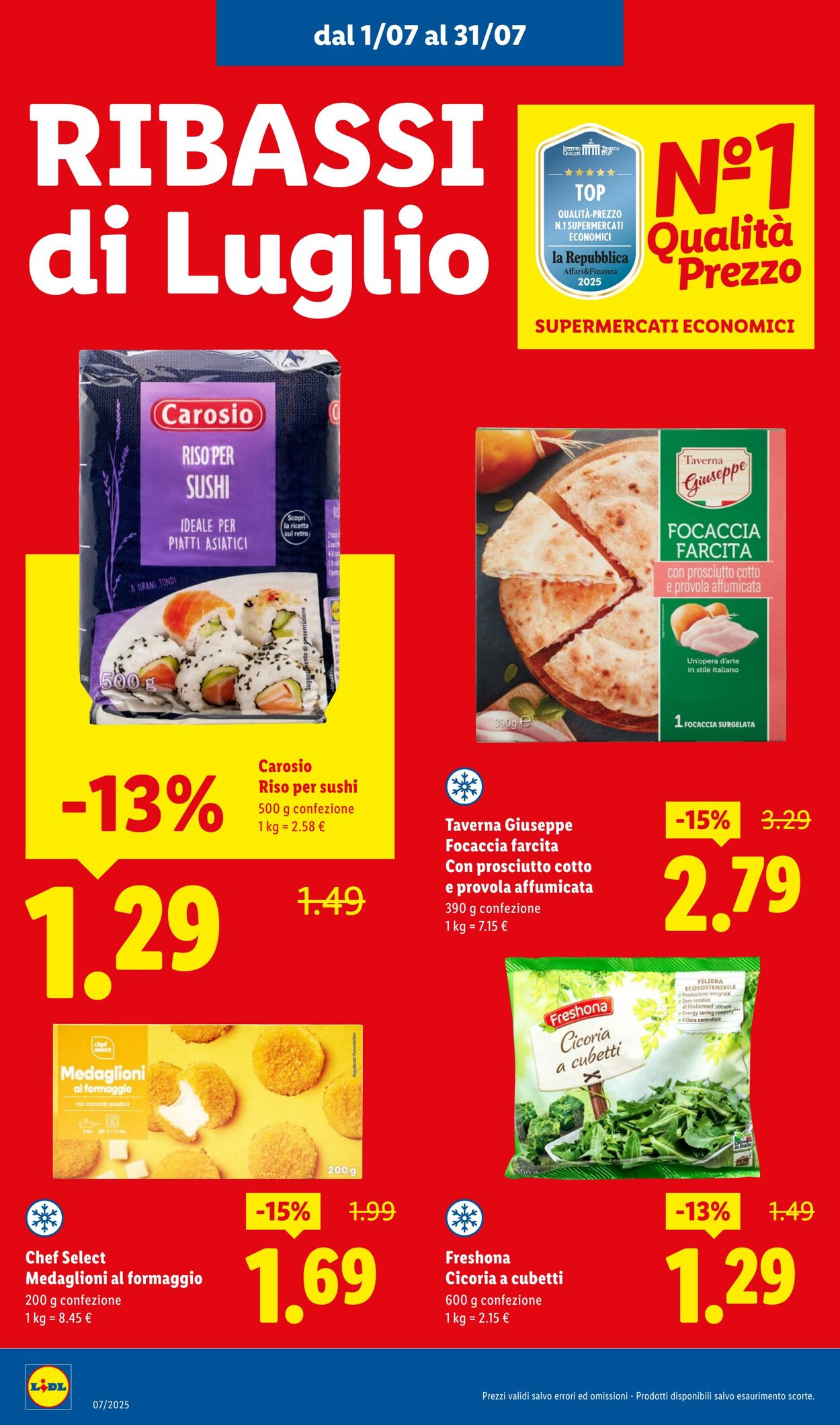 Volantino Lidl 01.07.2025 - 31.07.2025
