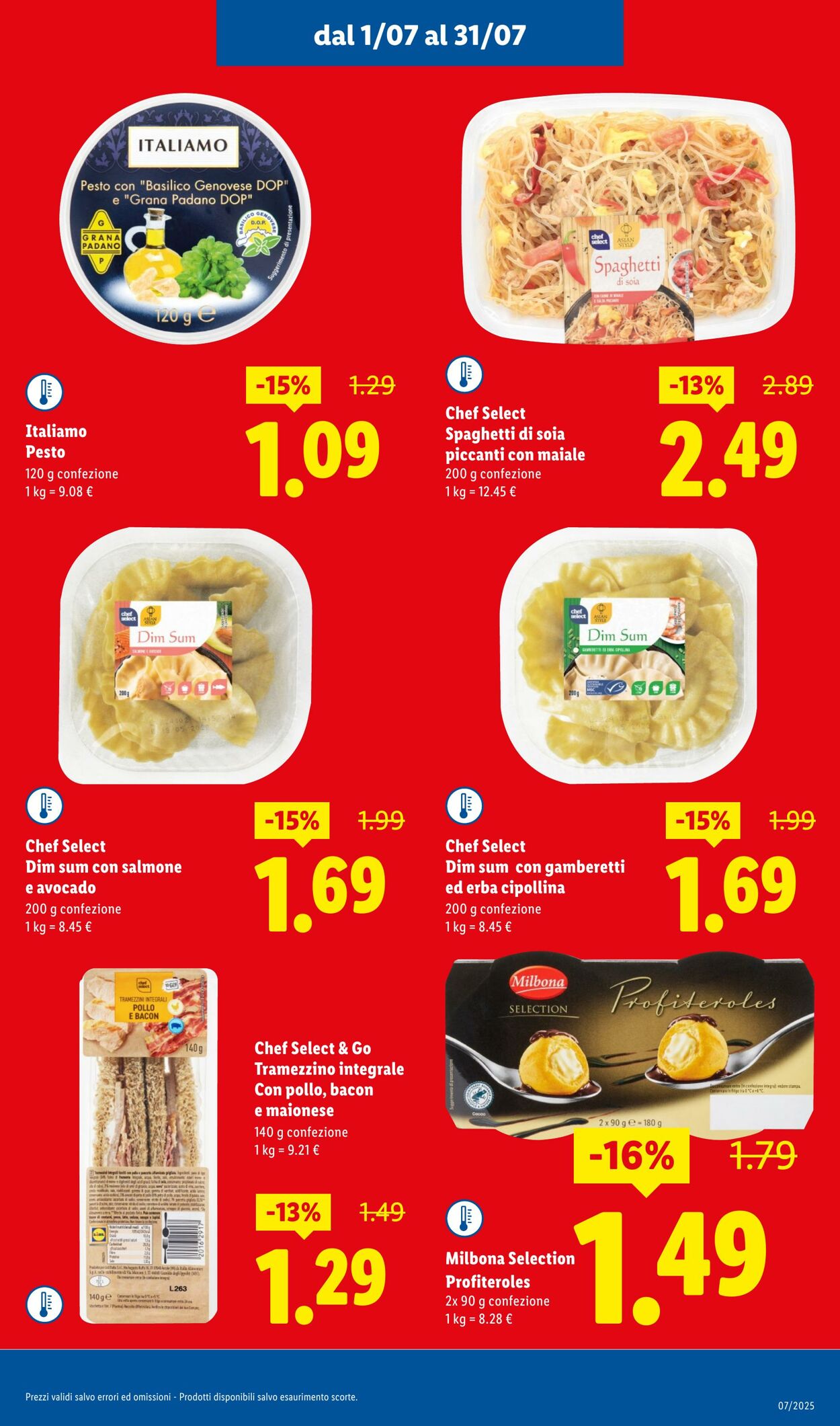 Volantino Lidl 01.07.2025 - 31.07.2025