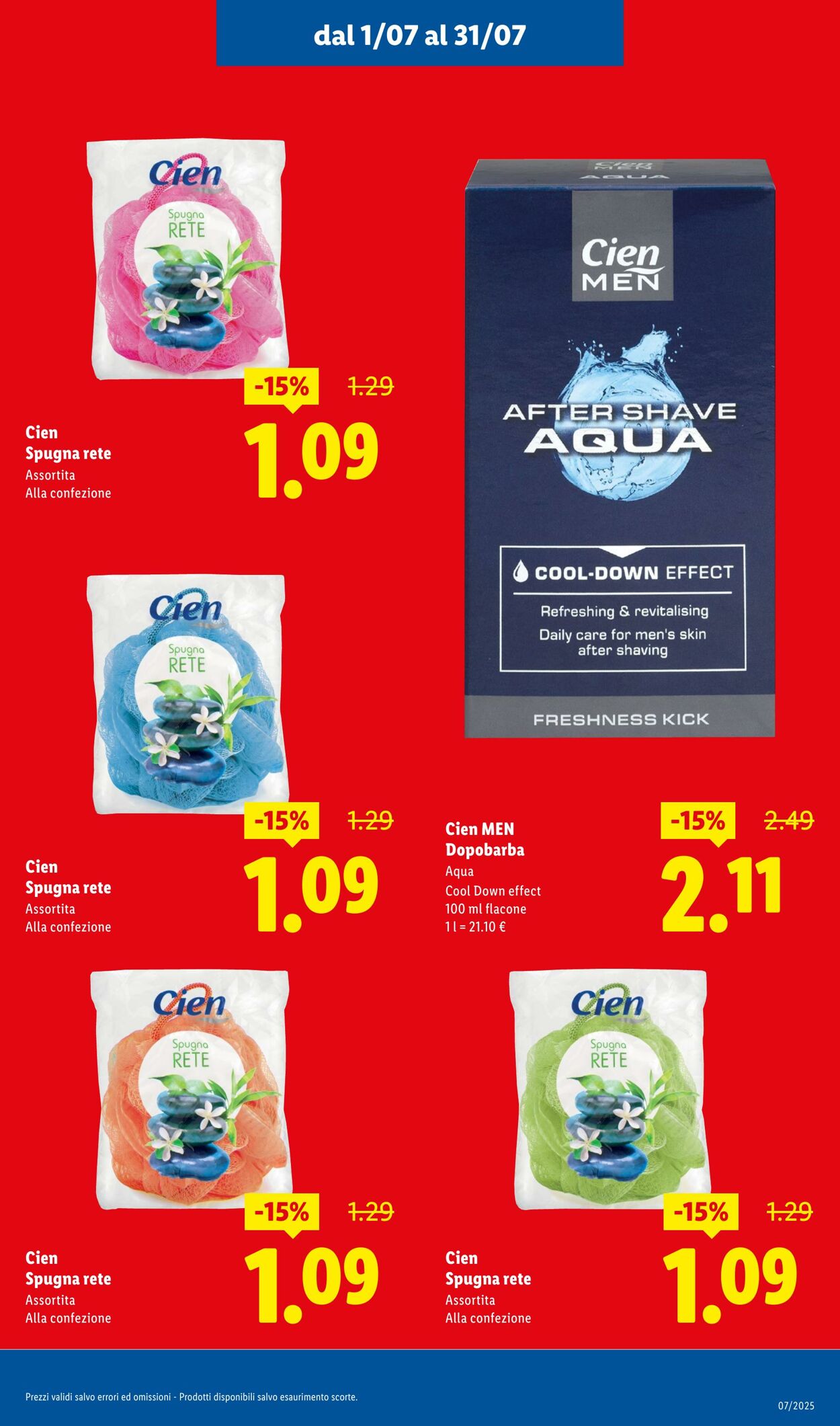 Volantino Lidl 01.07.2025 - 31.07.2025