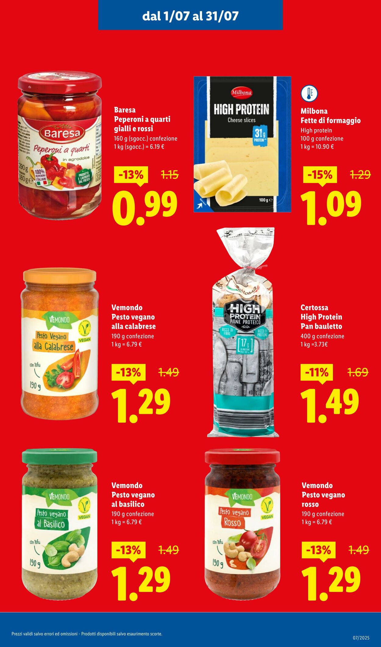 Volantino Lidl 01.07.2025 - 31.07.2025