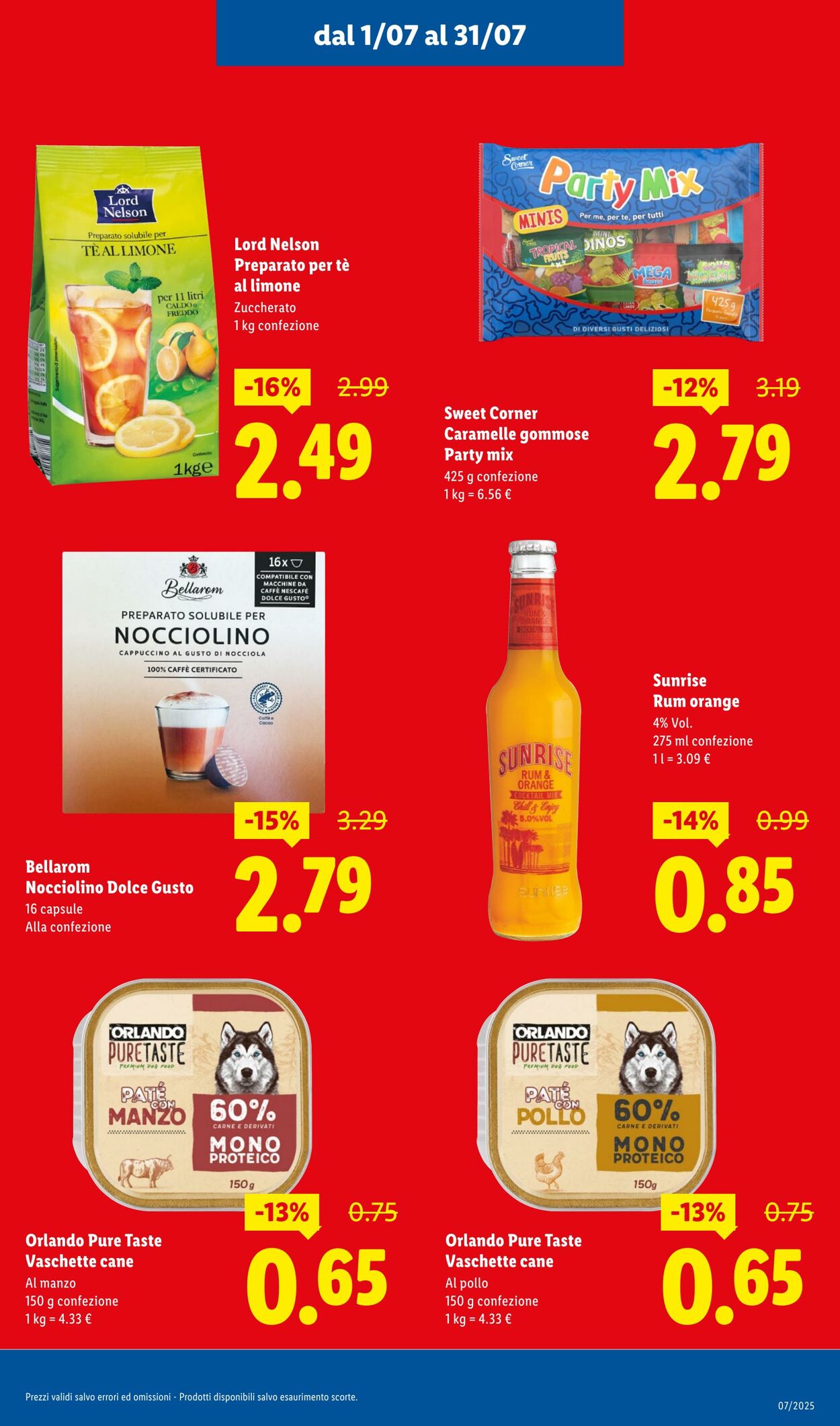 Volantino Lidl 01.07.2025 - 31.07.2025