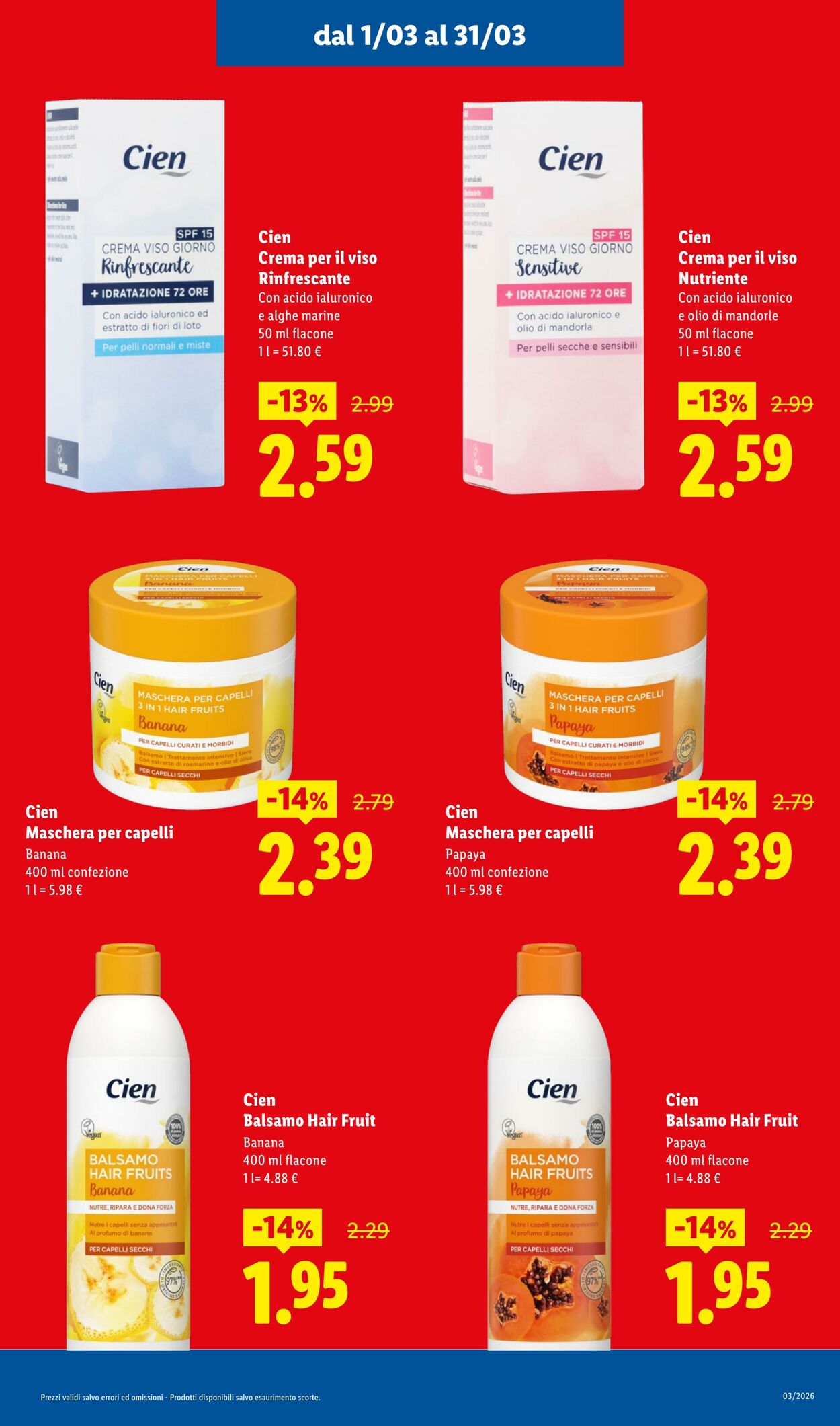 Volantino Lidl 26.02.2026 - 06.03.2026
