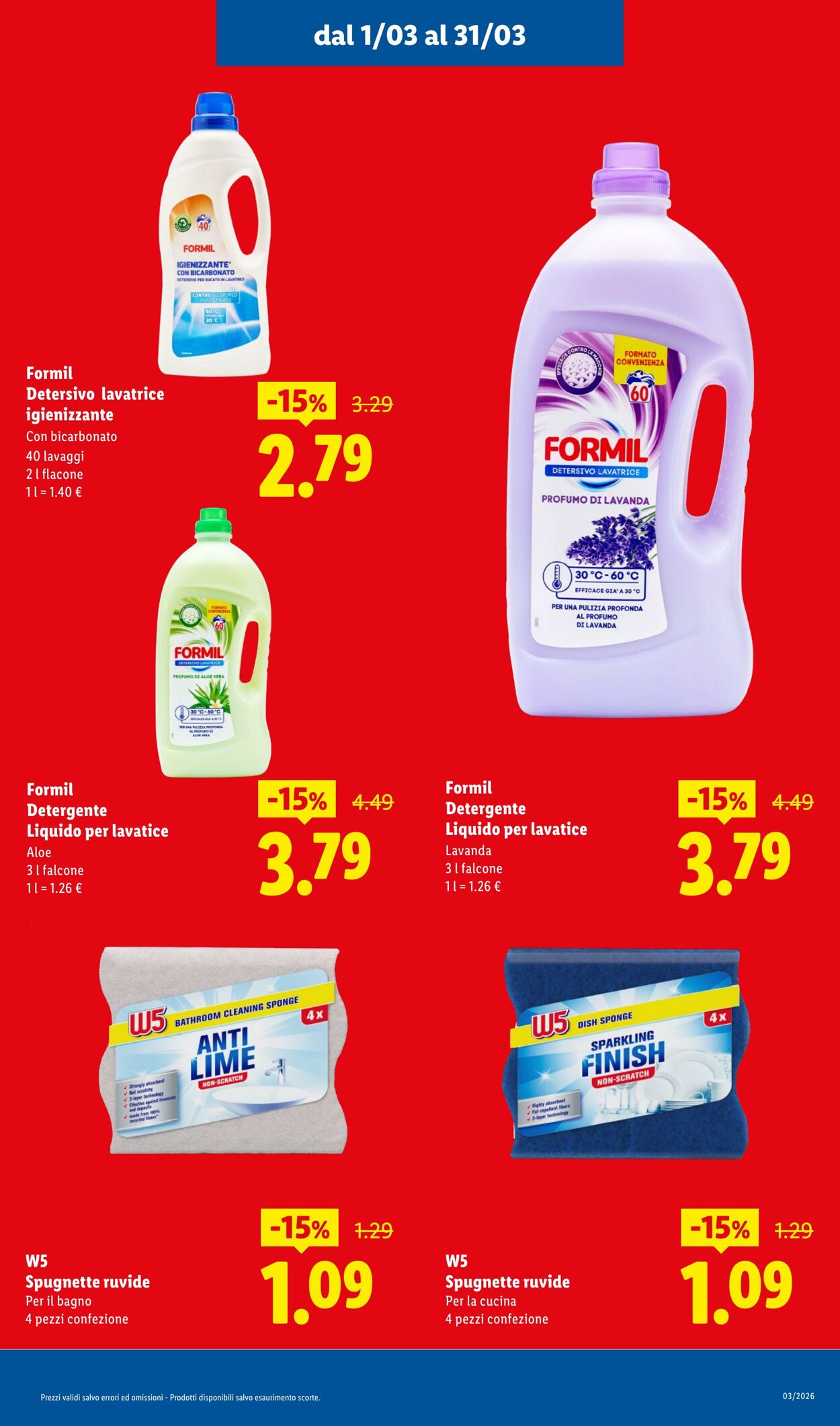 Volantino Lidl 26.02.2026 - 06.03.2026
