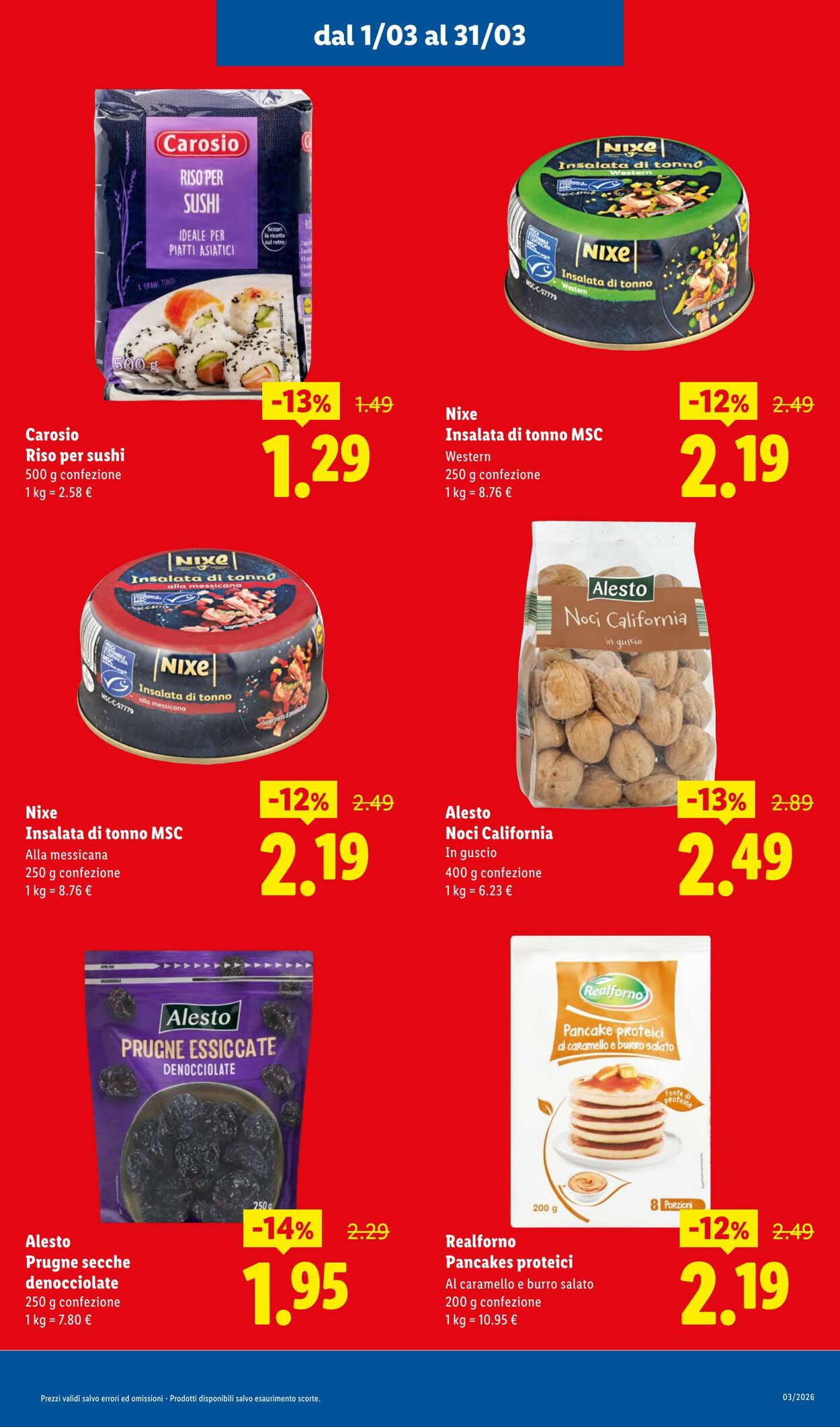 Volantino Lidl 26.02.2026 - 06.03.2026