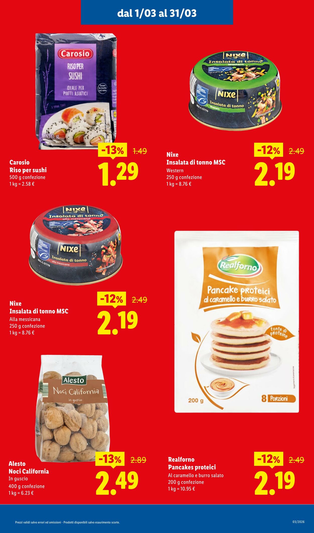 Volantino Lidl 24.03.2026 - 01.04.2026