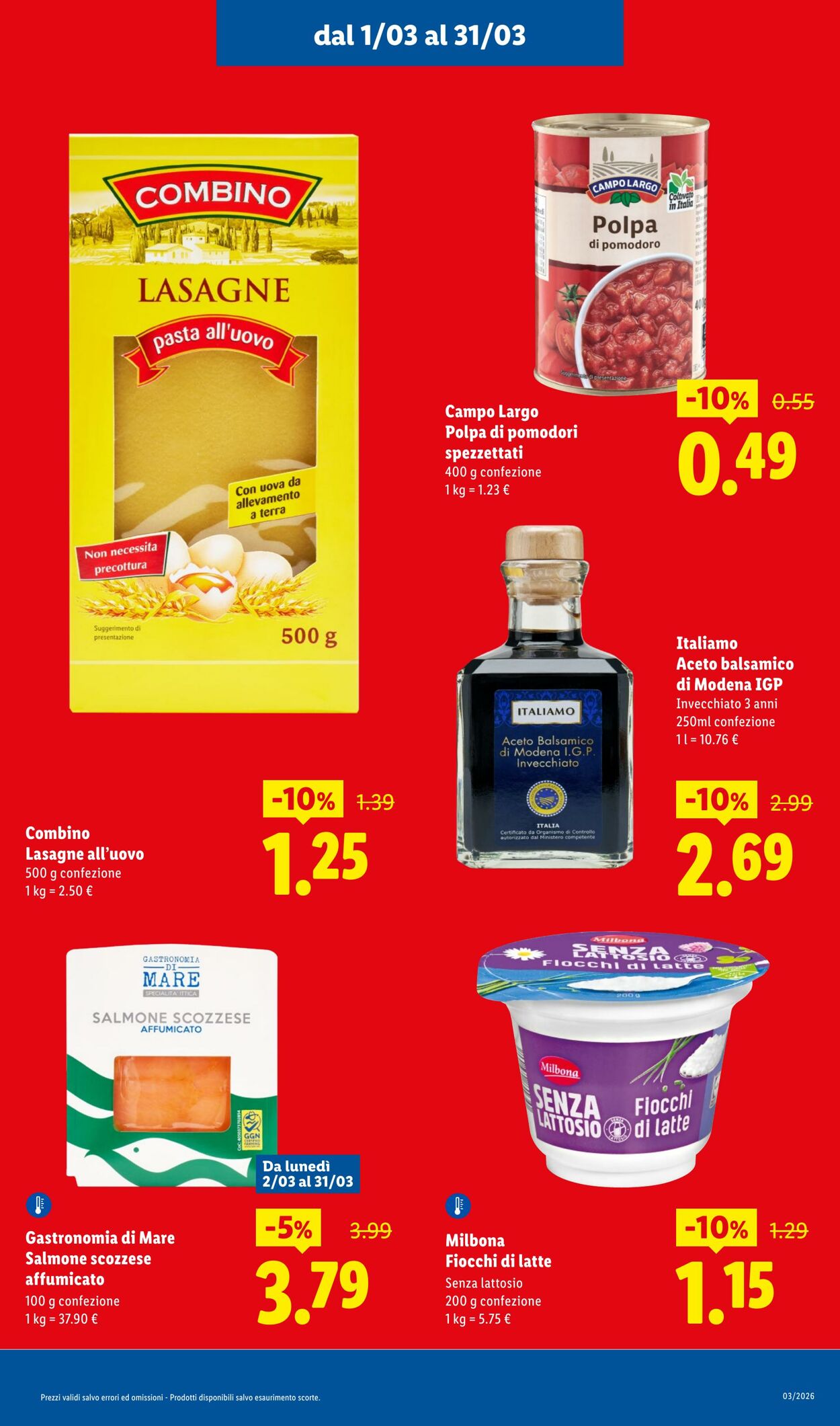 Volantino Lidl 24.03.2026 - 01.04.2026