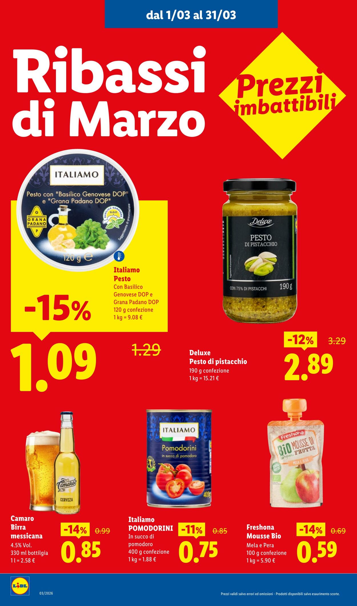 Volantino Lidl 24.03.2026 - 01.04.2026