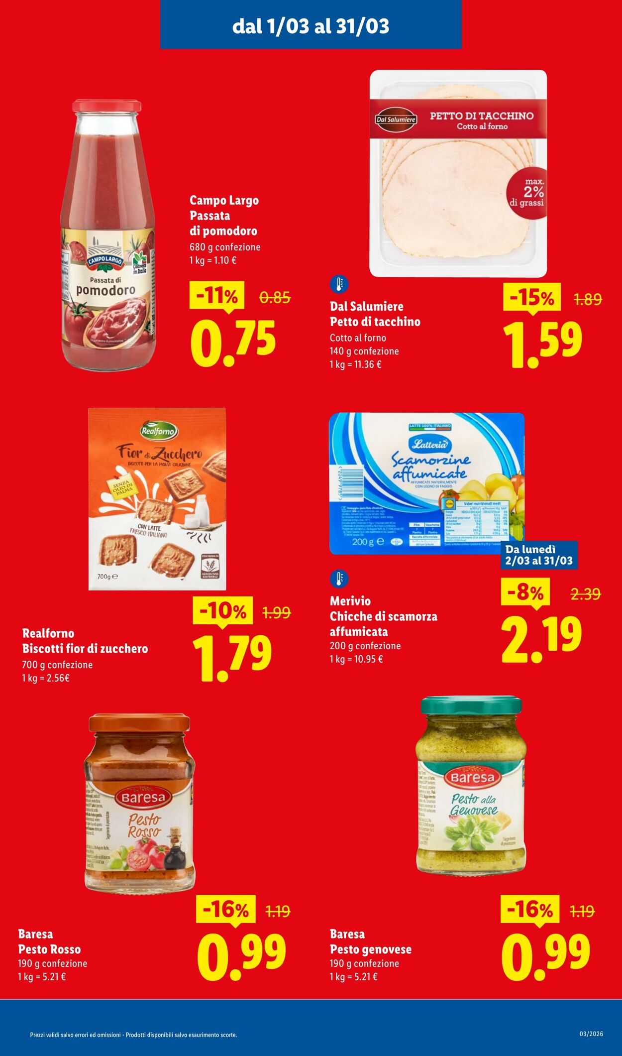 Volantino Lidl 24.03.2026 - 01.04.2026
