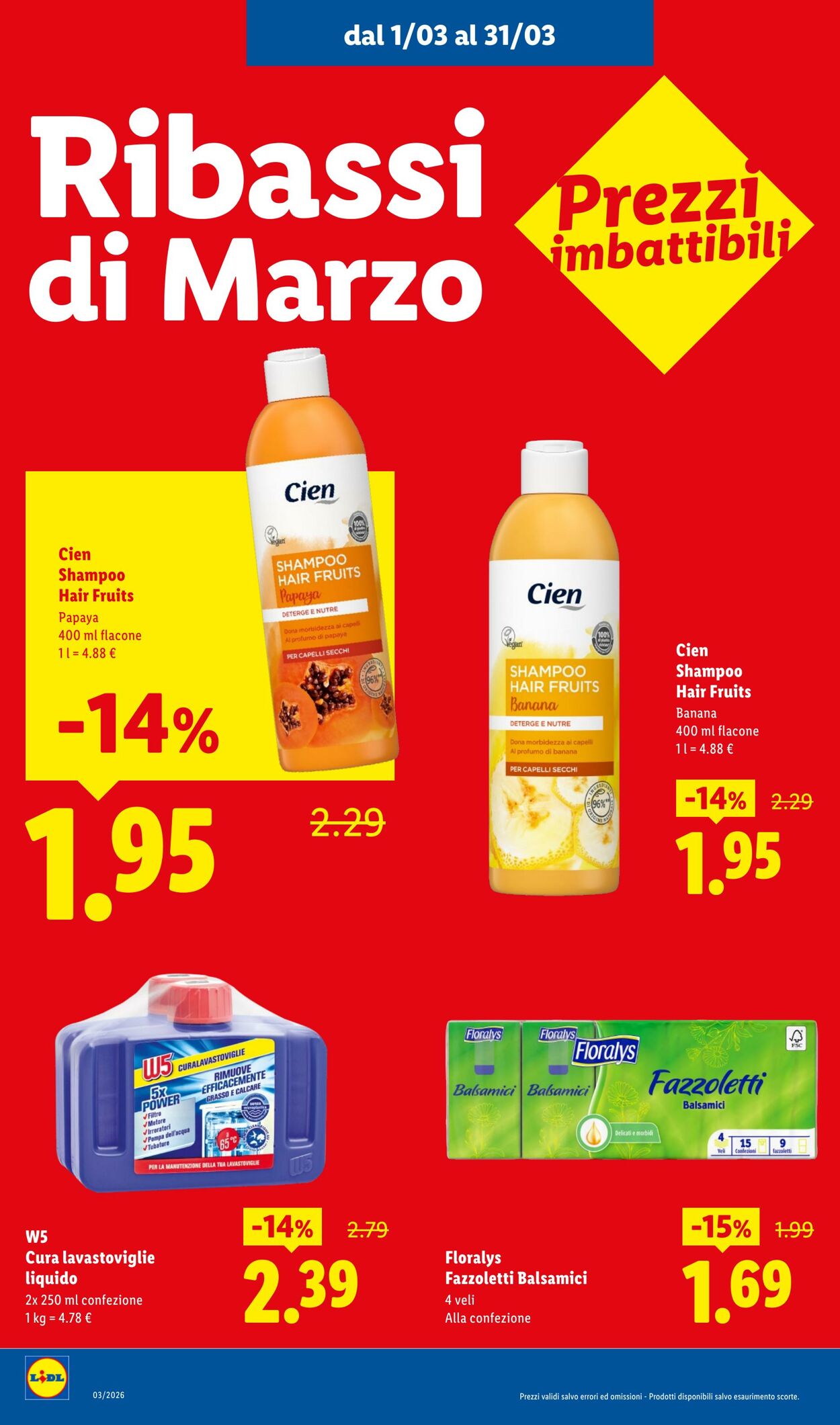 Volantino Lidl 24.03.2026 - 01.04.2026