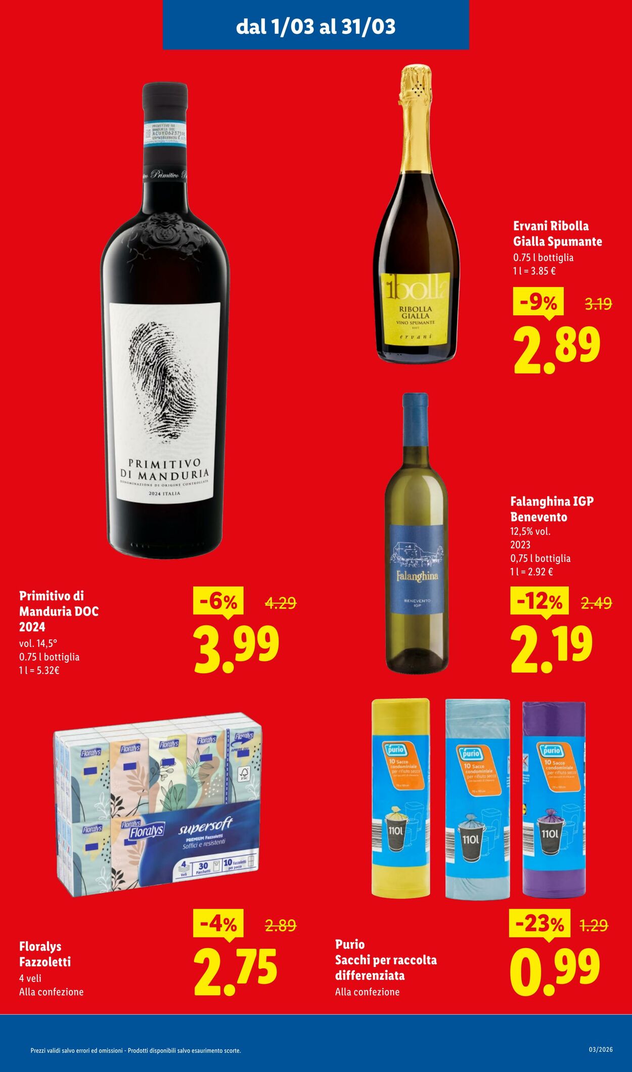 Volantino Lidl 24.03.2026 - 01.04.2026