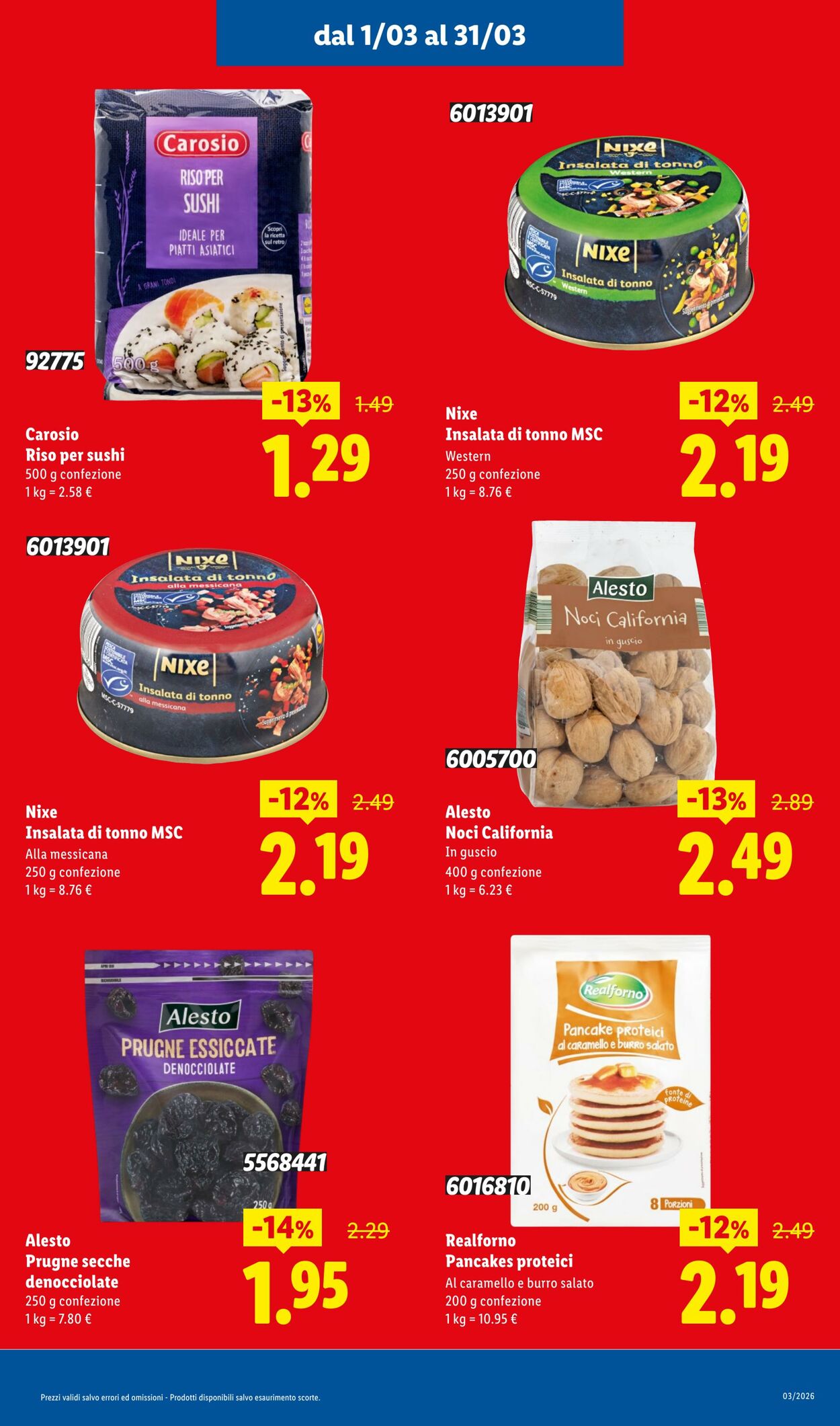 Volantino Lidl 02.03.2026 - 10.03.2026