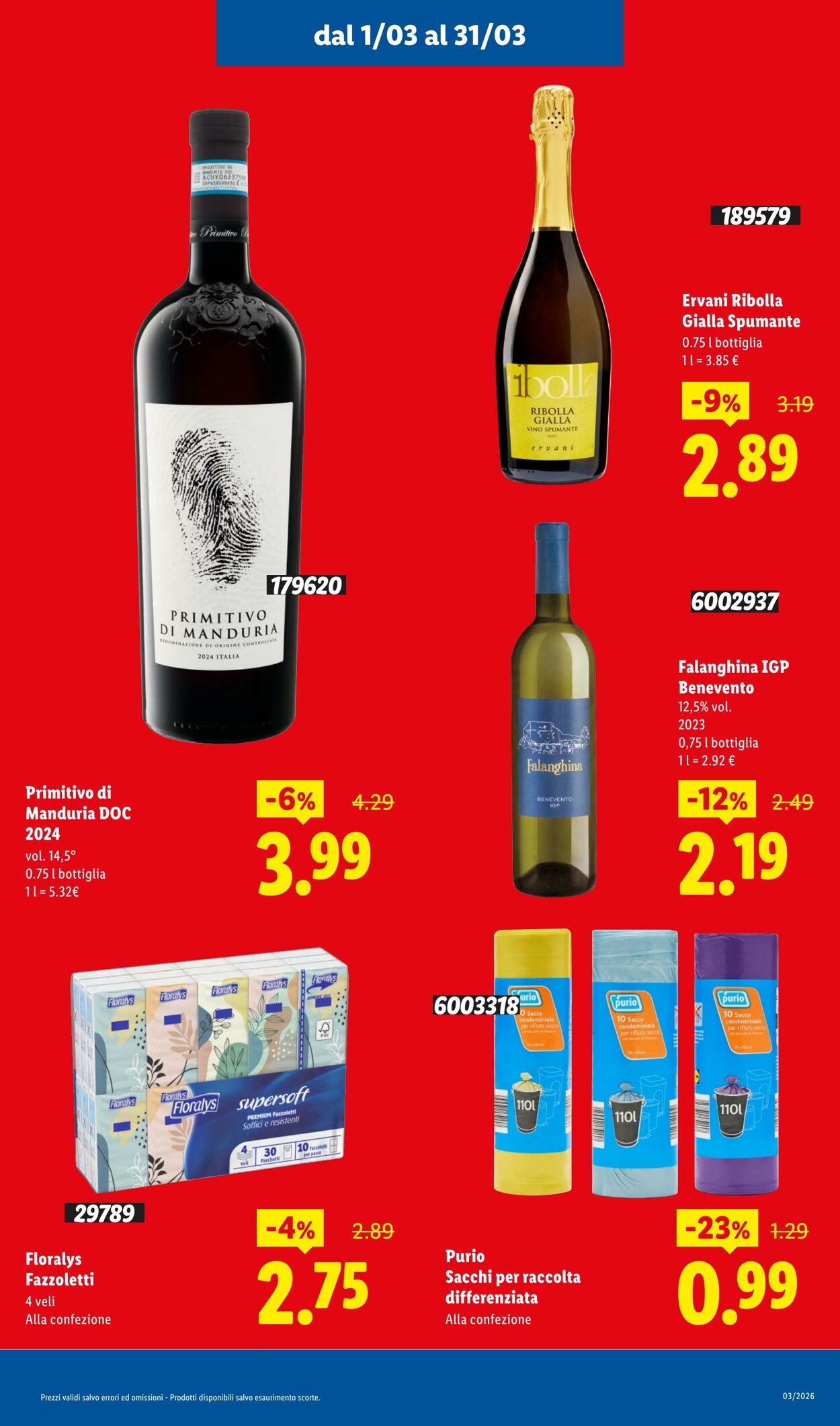 Volantino Lidl 02.03.2026 - 10.03.2026