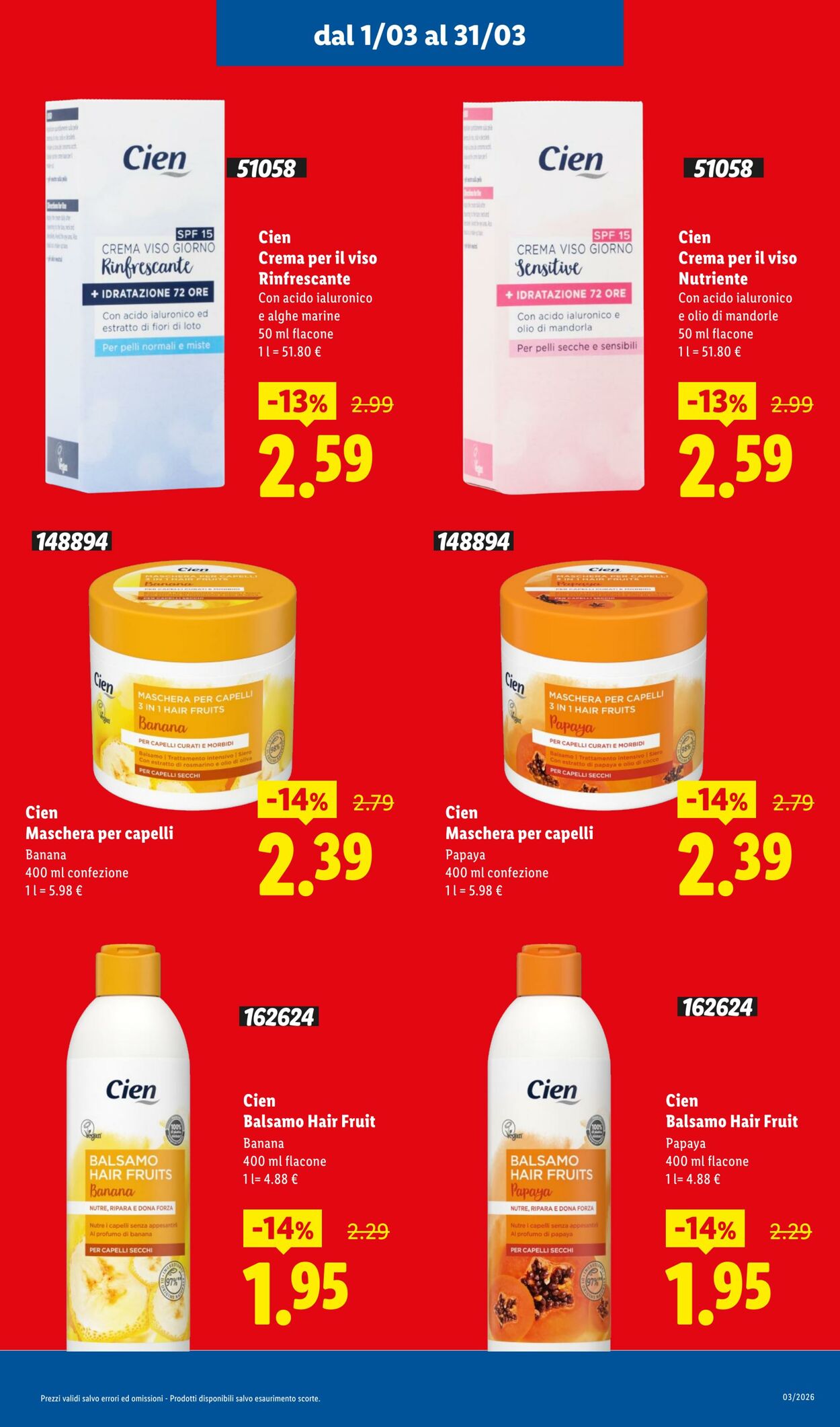 Volantino Lidl 02.03.2026 - 10.03.2026