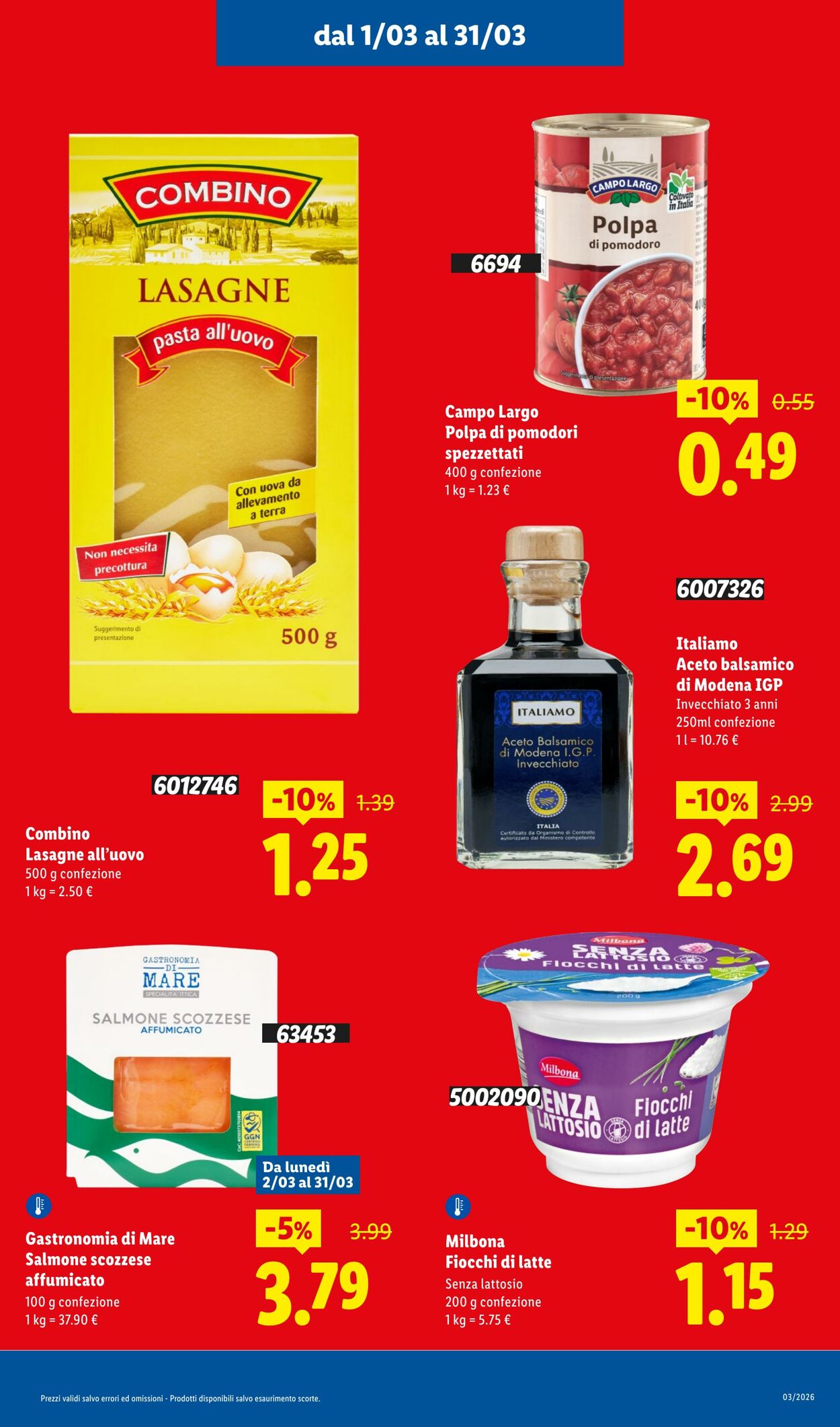 Volantino Lidl 02.03.2026 - 10.03.2026