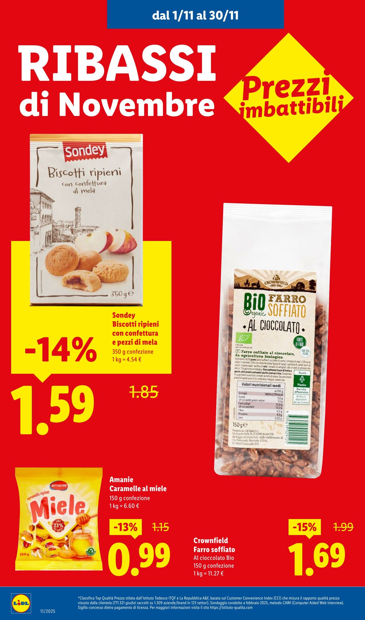 Volantino Lidl 01.11.2025 - 30.11.2025
