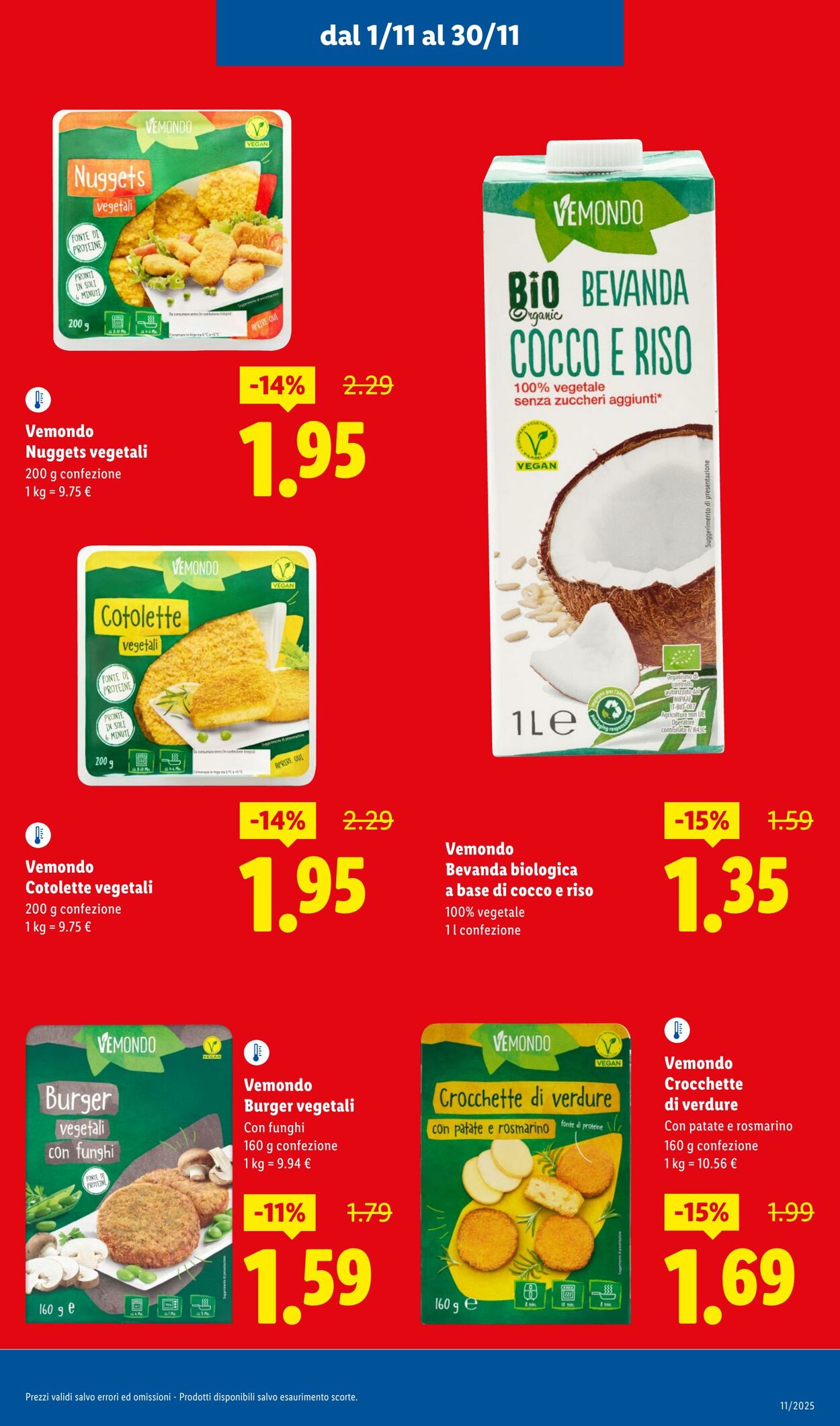 Volantino Lidl 01.11.2025 - 30.11.2025