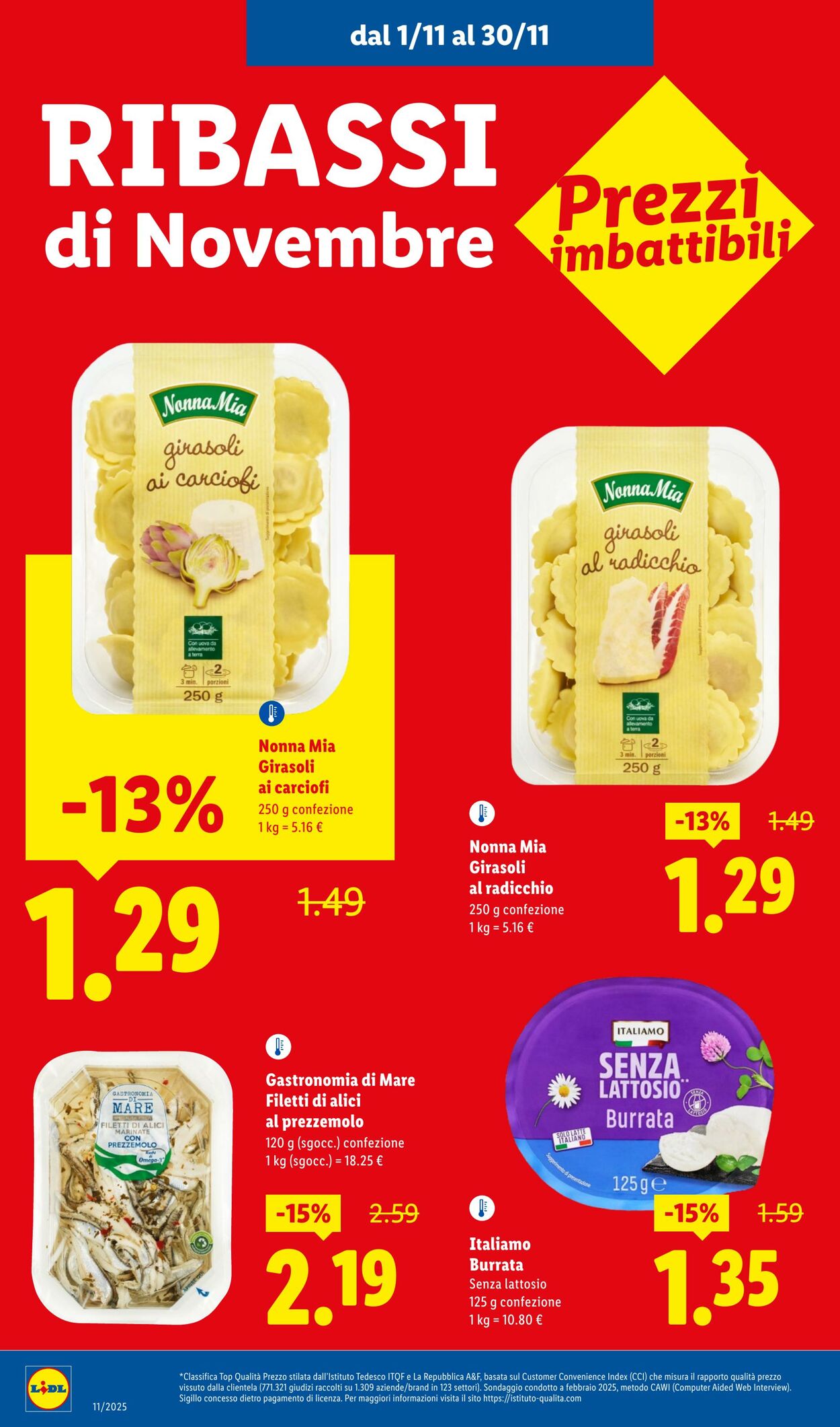 Volantino Lidl 01.11.2025 - 30.11.2025