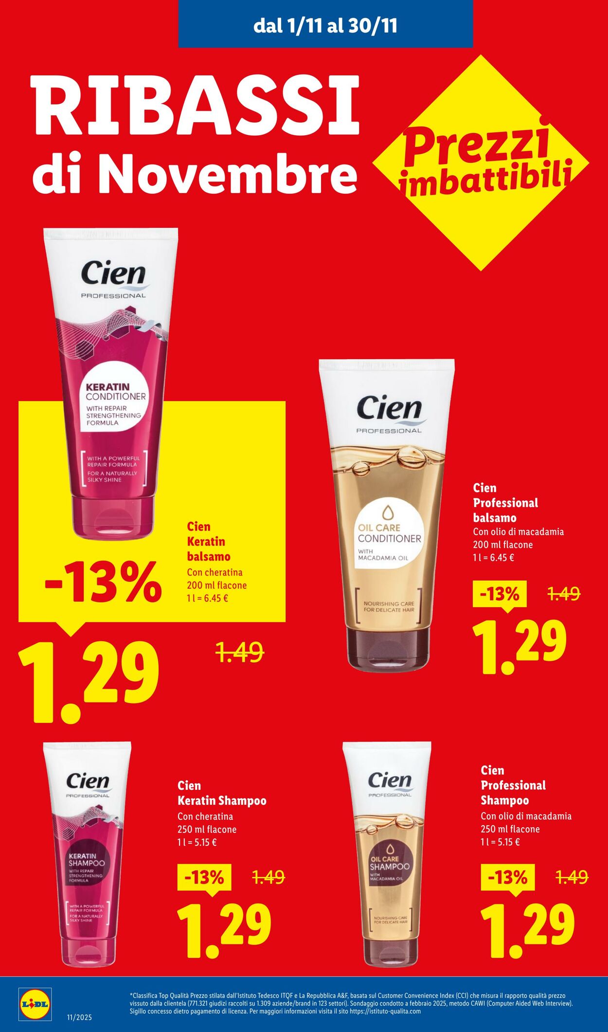 Volantino Lidl 01.11.2025 - 30.11.2025