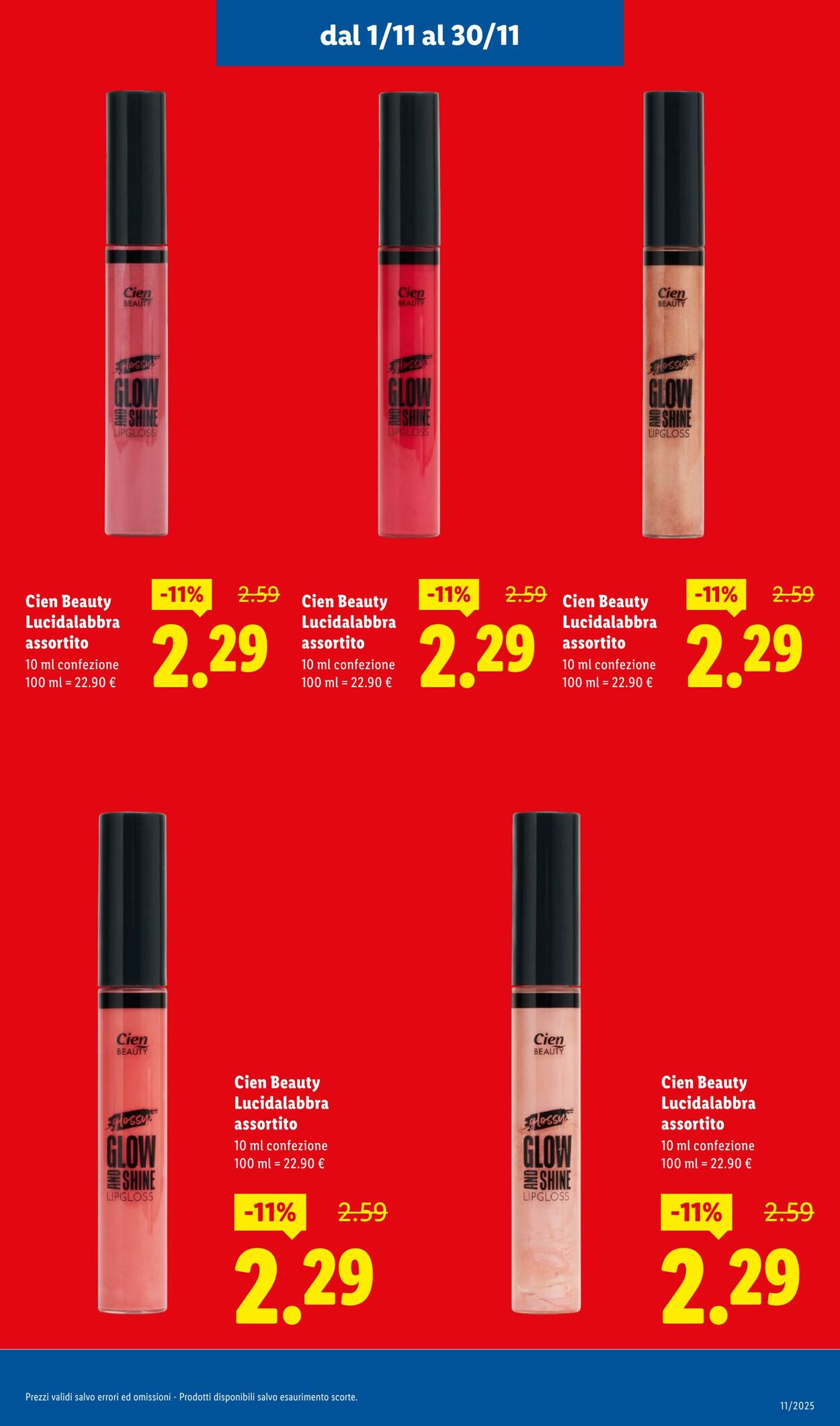 Volantino Lidl 01.11.2025 - 30.11.2025
