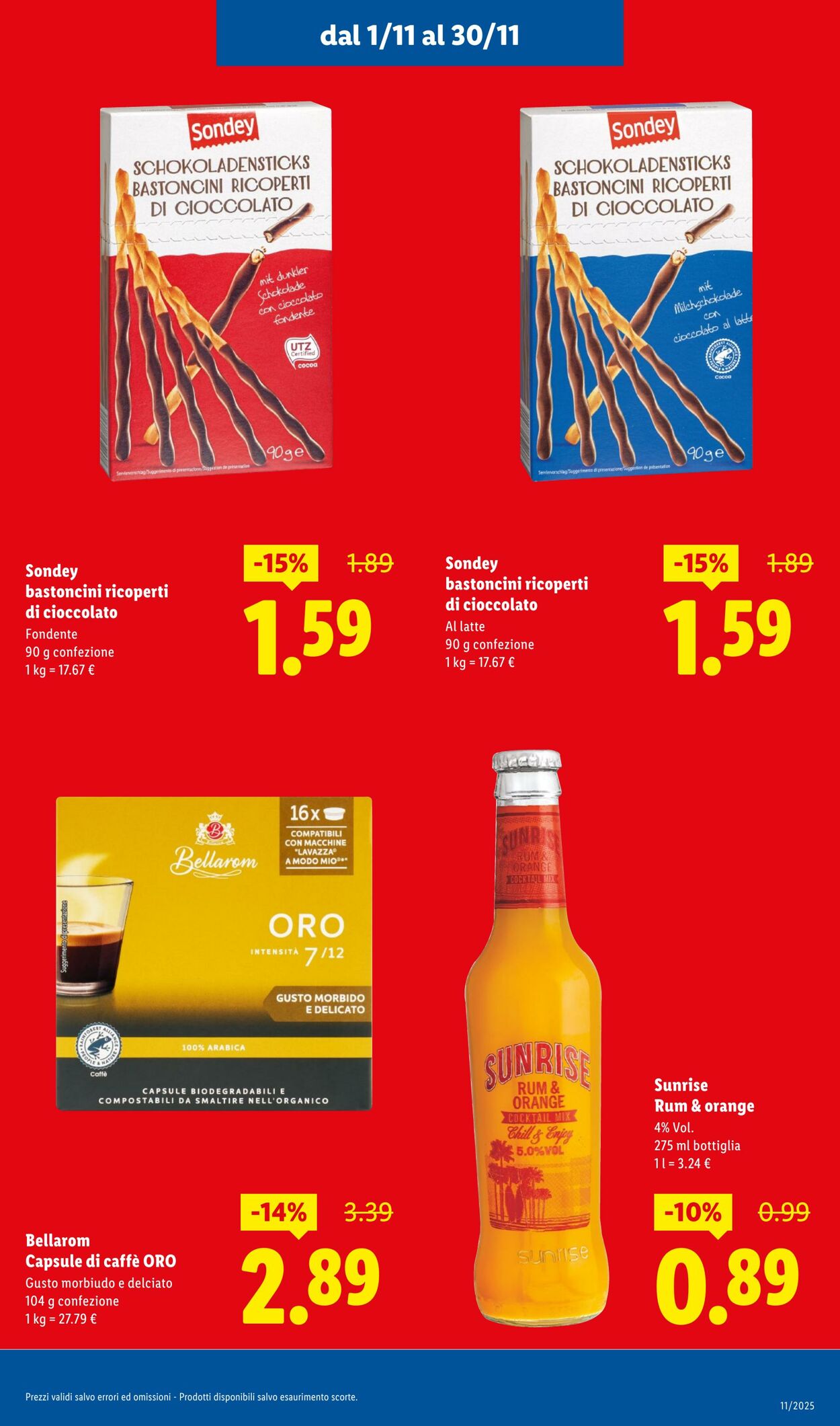 Volantino Lidl 01.11.2025 - 30.11.2025