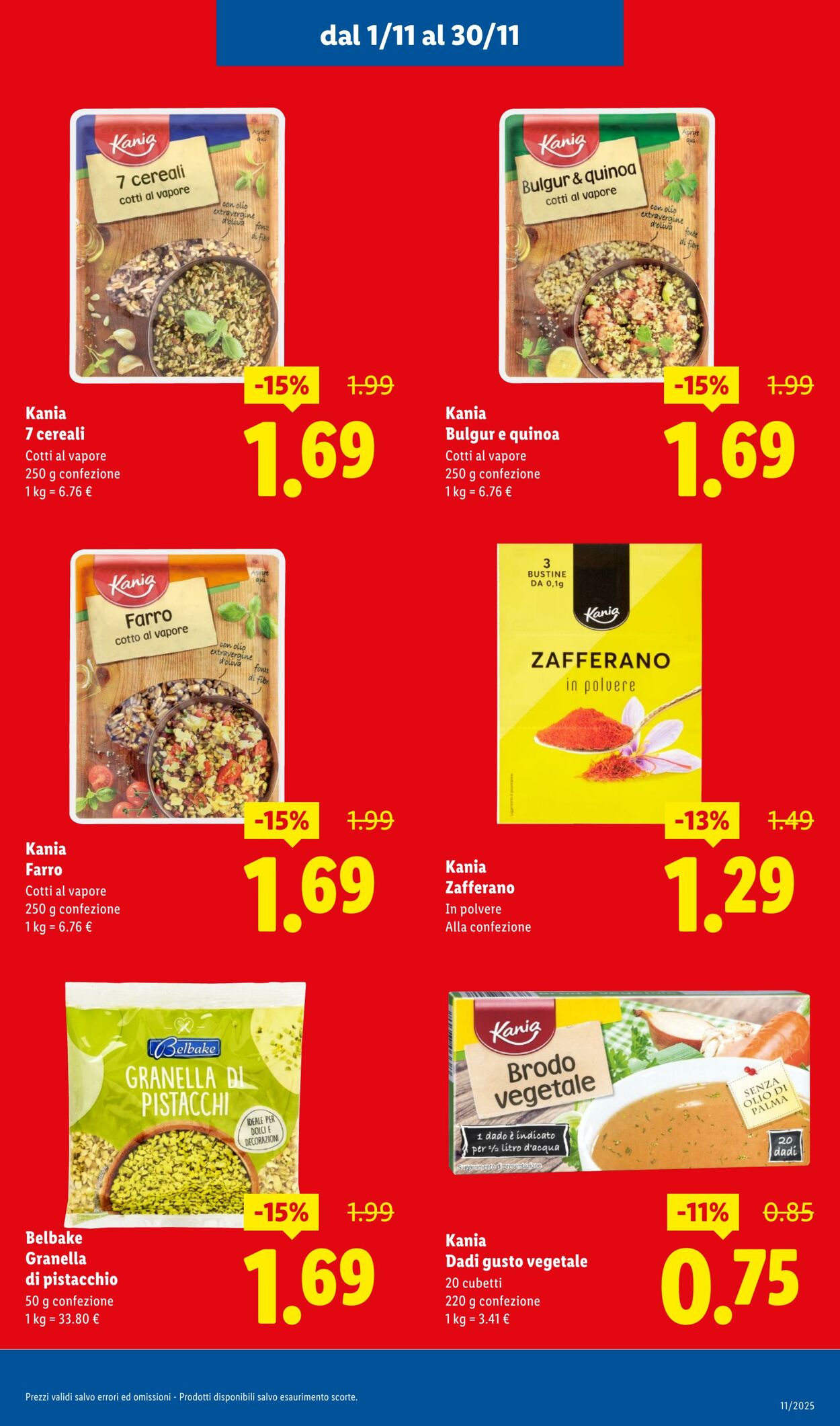 Volantino Lidl 01.11.2025 - 30.11.2025