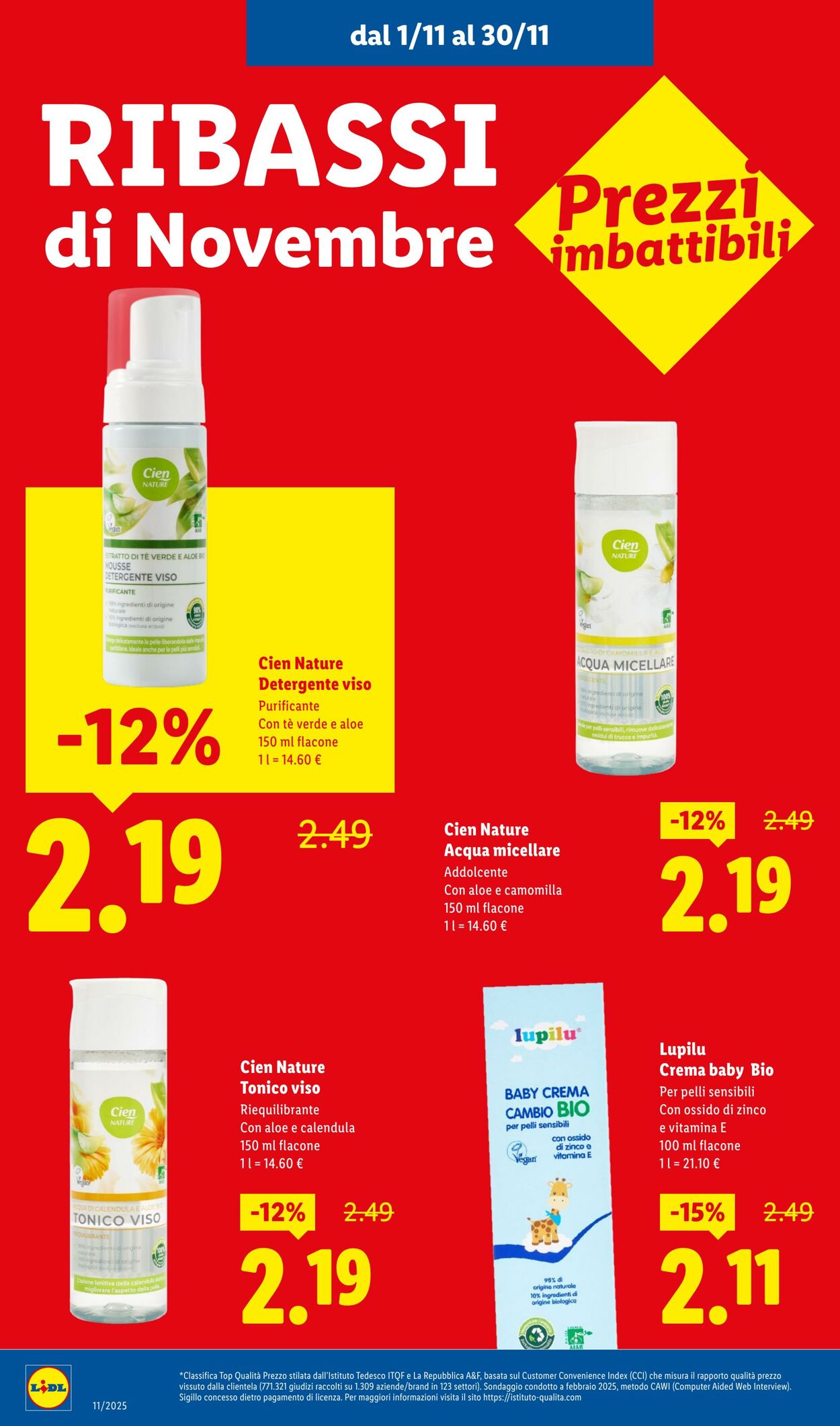 Volantino Lidl 01.11.2025 - 30.11.2025