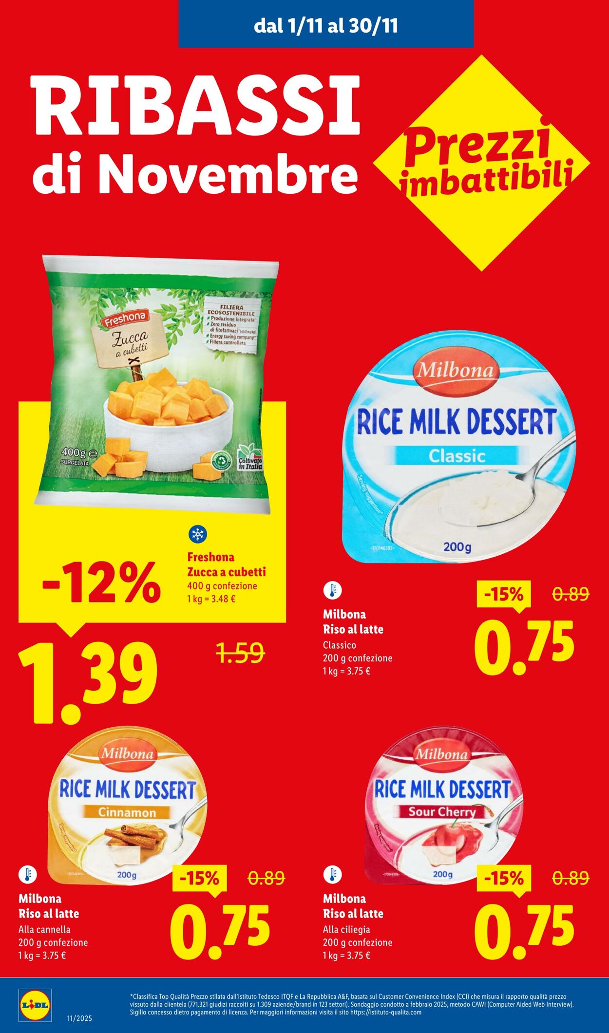 Volantino Lidl 01.11.2025 - 30.11.2025