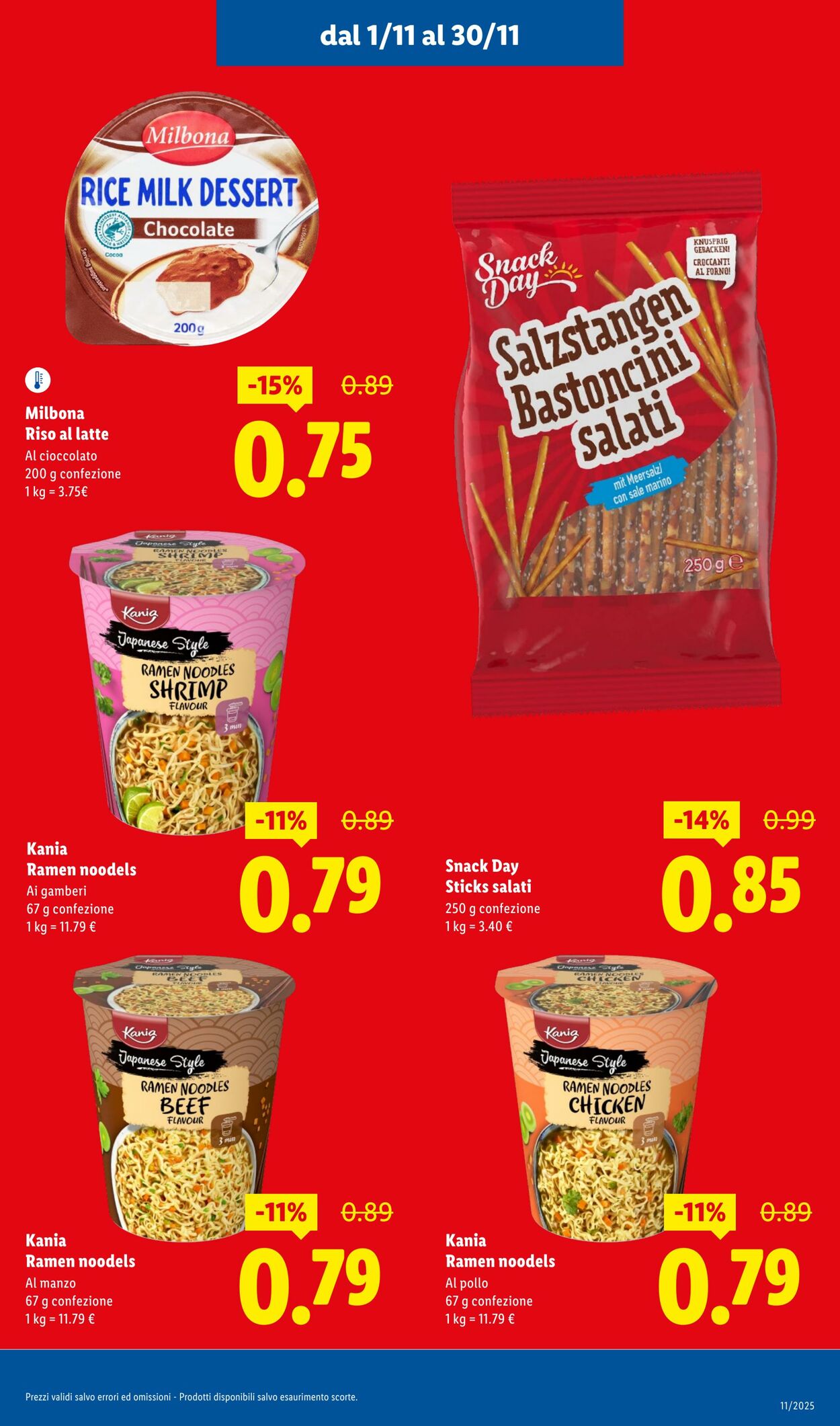 Volantino Lidl 01.11.2025 - 30.11.2025