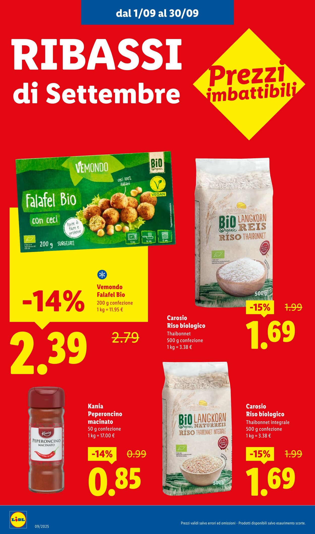 Volantino Lidl 01.09.2025 - 30.09.2025