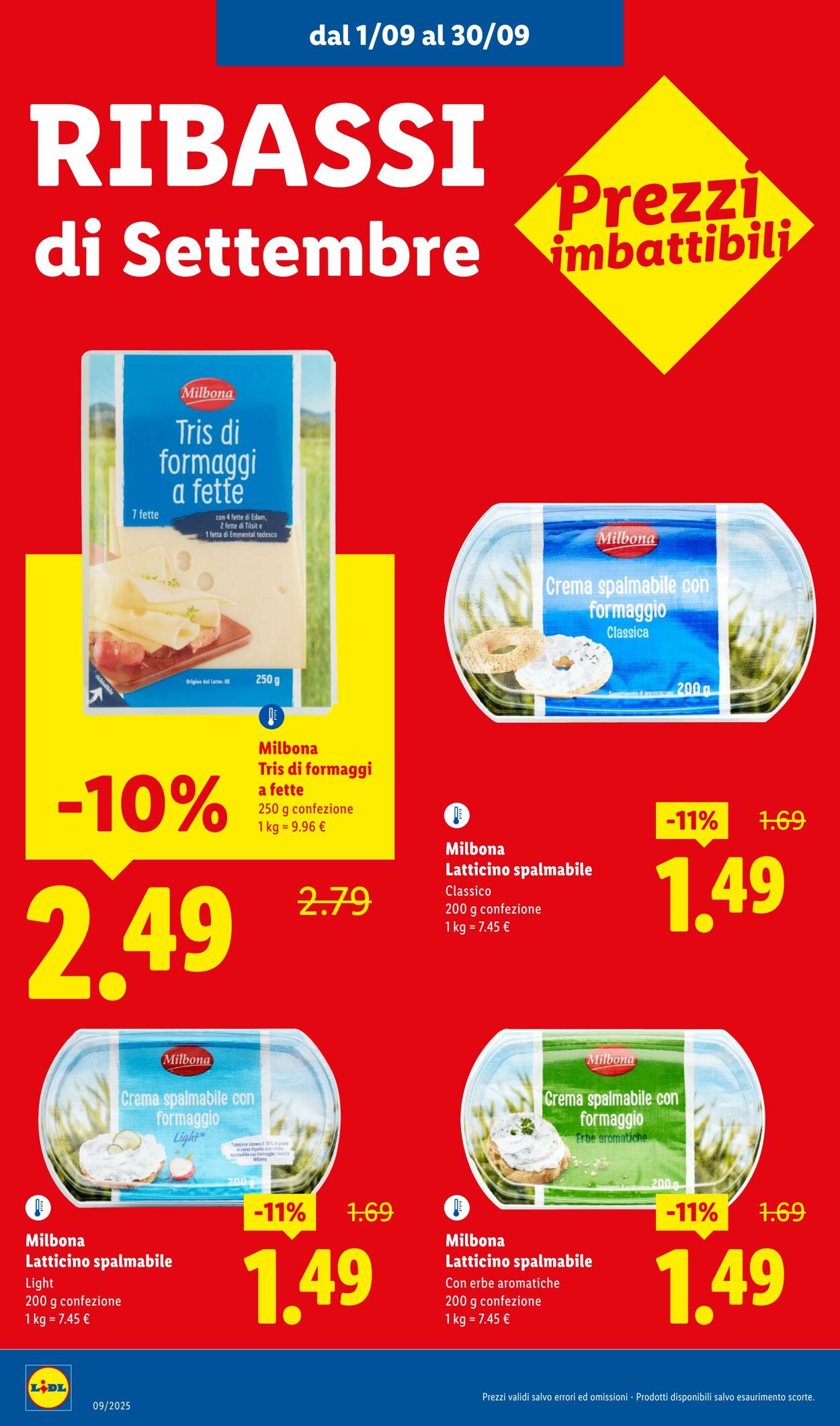 Volantino Lidl 01.09.2025 - 30.09.2025