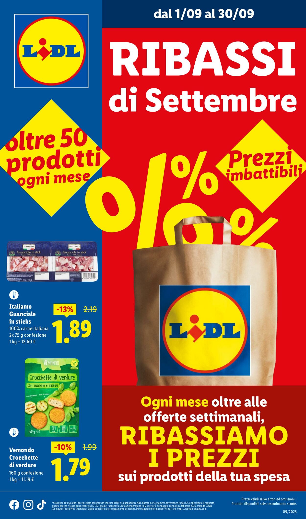 Volantino Lidl 01.09.2025 - 30.09.2025