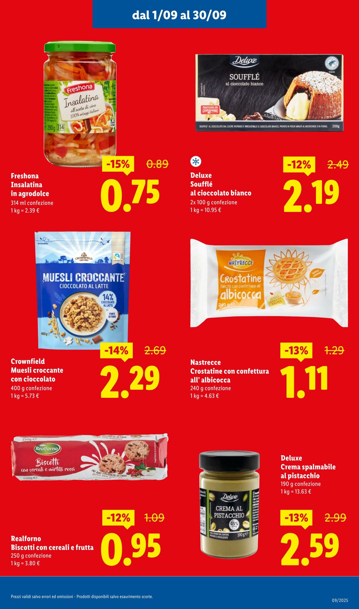 Volantino Lidl 01.09.2025 - 30.09.2025