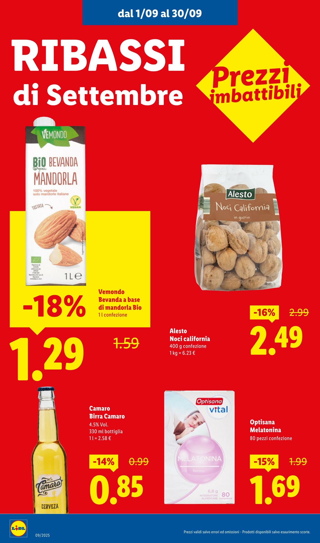 Volantino Lidl 01.09.2025 - 30.09.2025