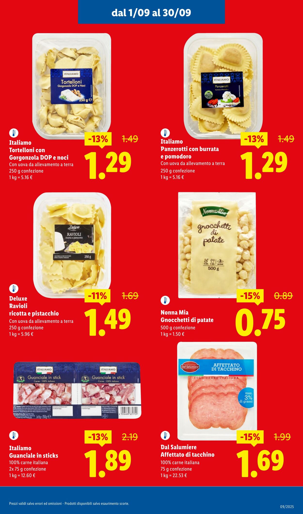 Volantino Lidl 01.09.2025 - 30.09.2025