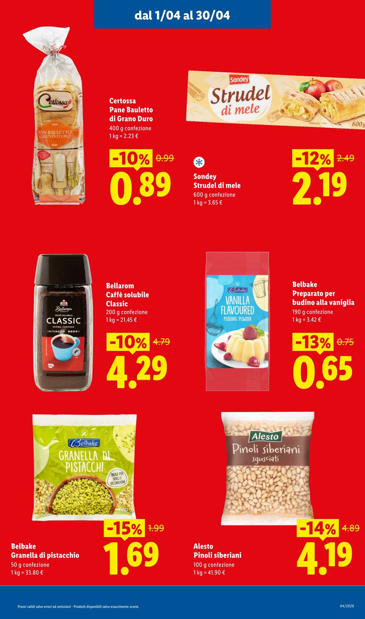 Volantino Lidl 08.04.2026 - 16.04.2026