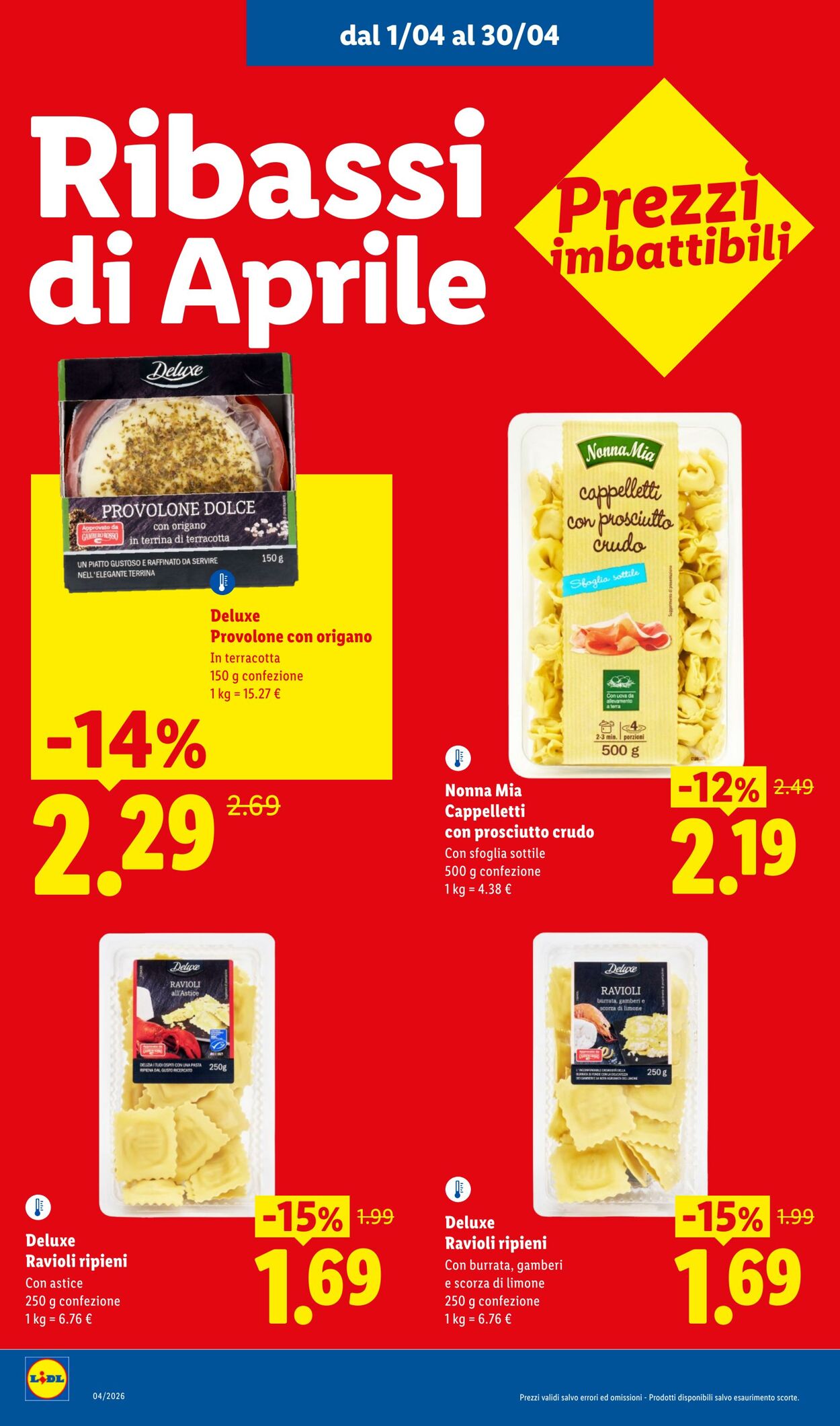 Volantino Lidl 08.04.2026 - 16.04.2026