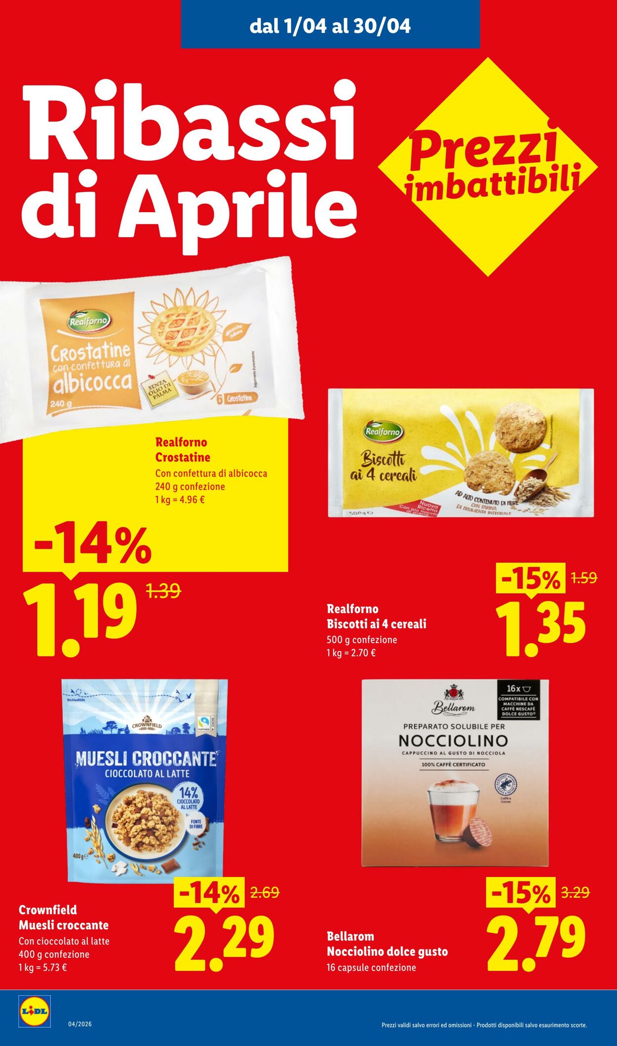 Volantino Lidl 08.04.2026 - 16.04.2026