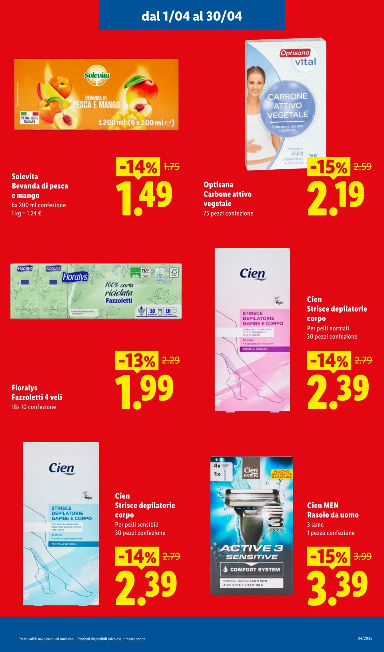 Volantino Lidl 08.04.2026 - 16.04.2026