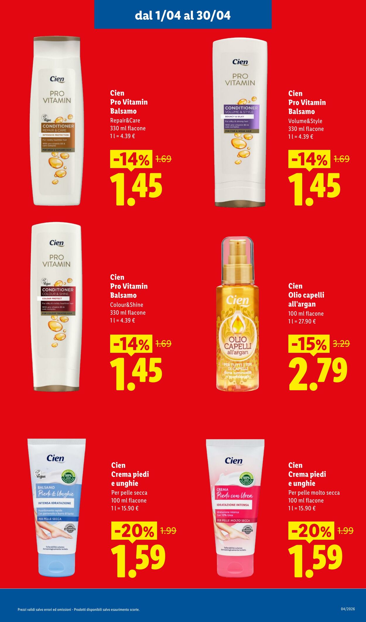 Volantino Lidl 08.04.2026 - 16.04.2026