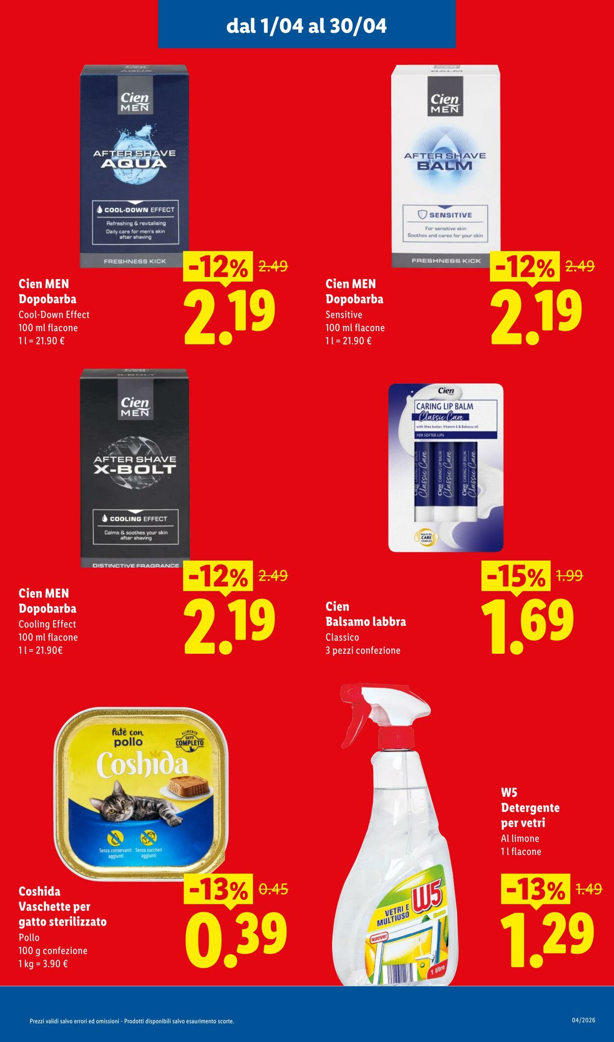 Volantino Lidl 08.04.2026 - 16.04.2026