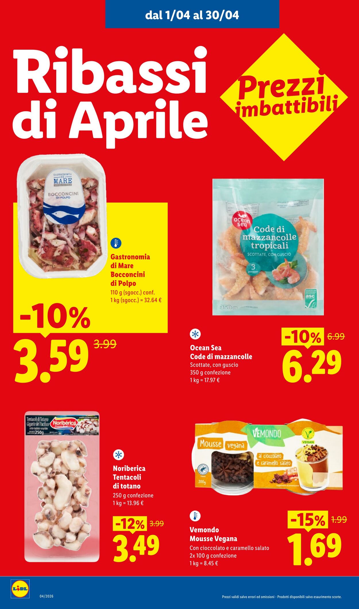 Volantino Lidl 08.04.2026 - 16.04.2026